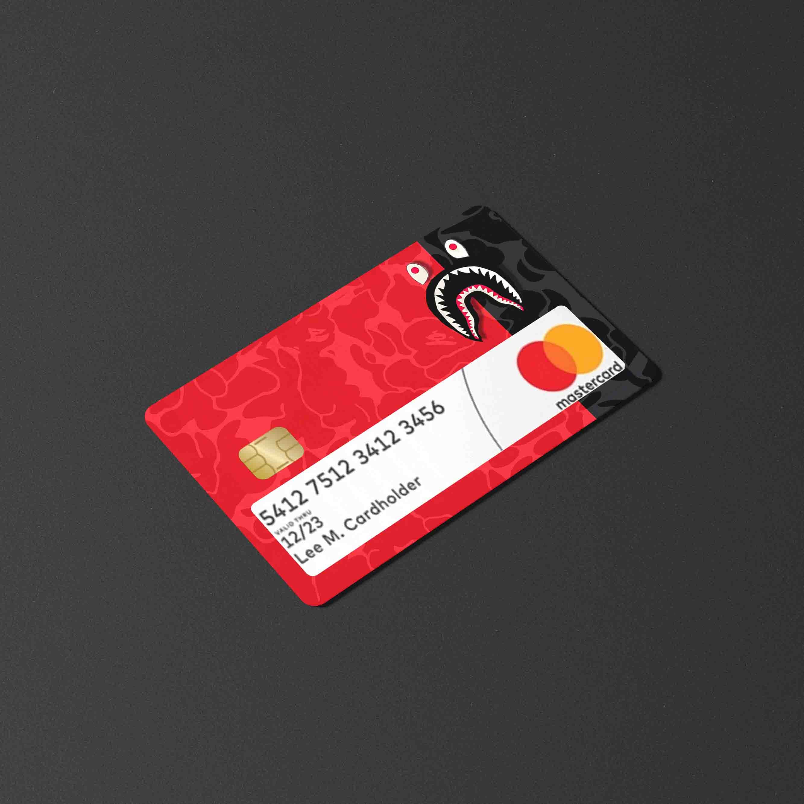 Bape Dual Card Skin With Window