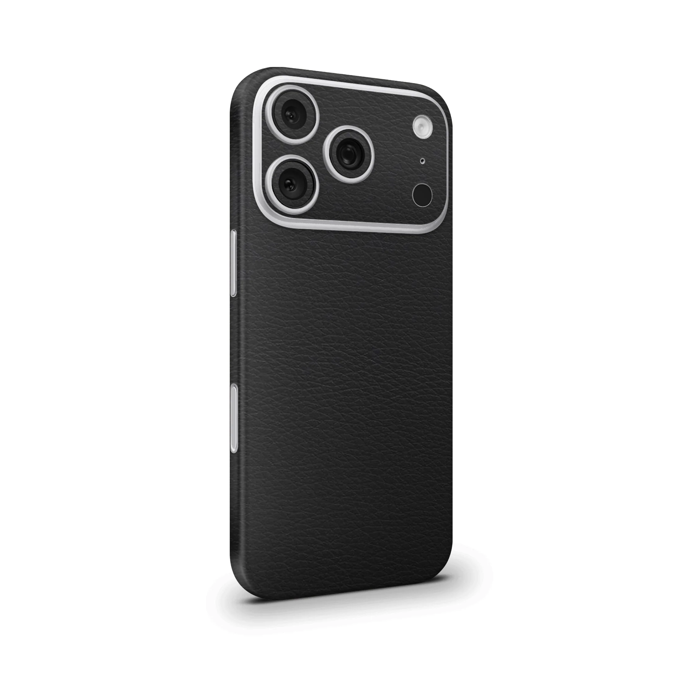 Black Leather Mobile Skin