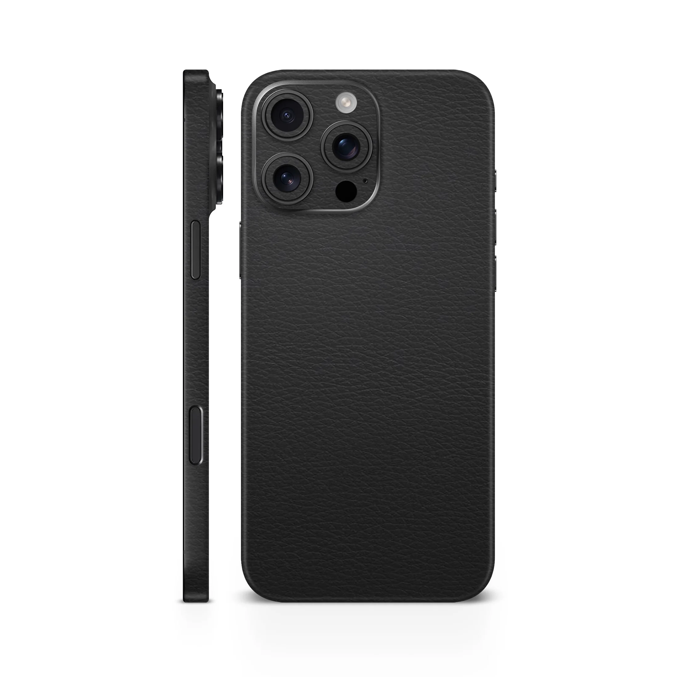 Black Leather Mobile Skin - Image 2