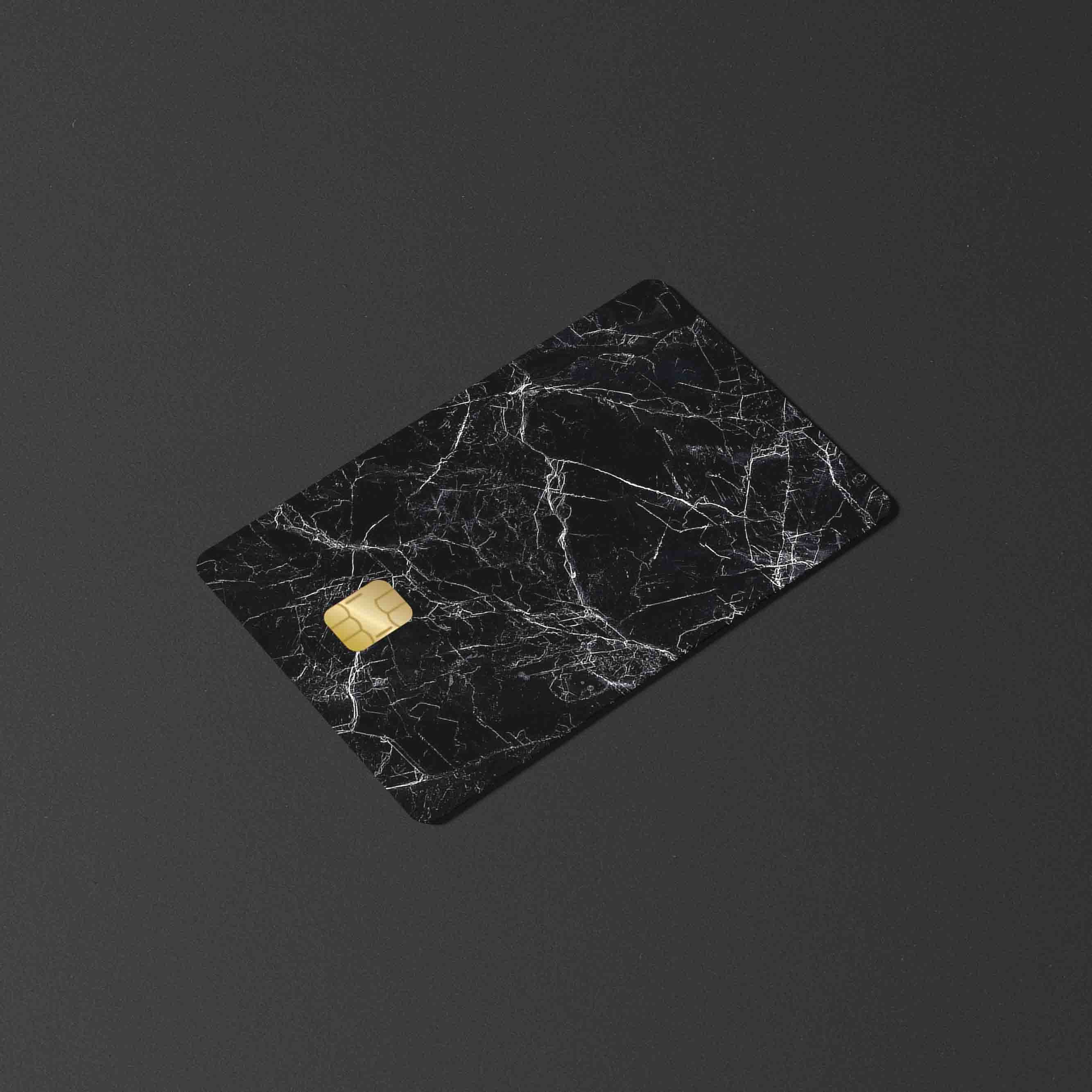 Black Marble Card Skin