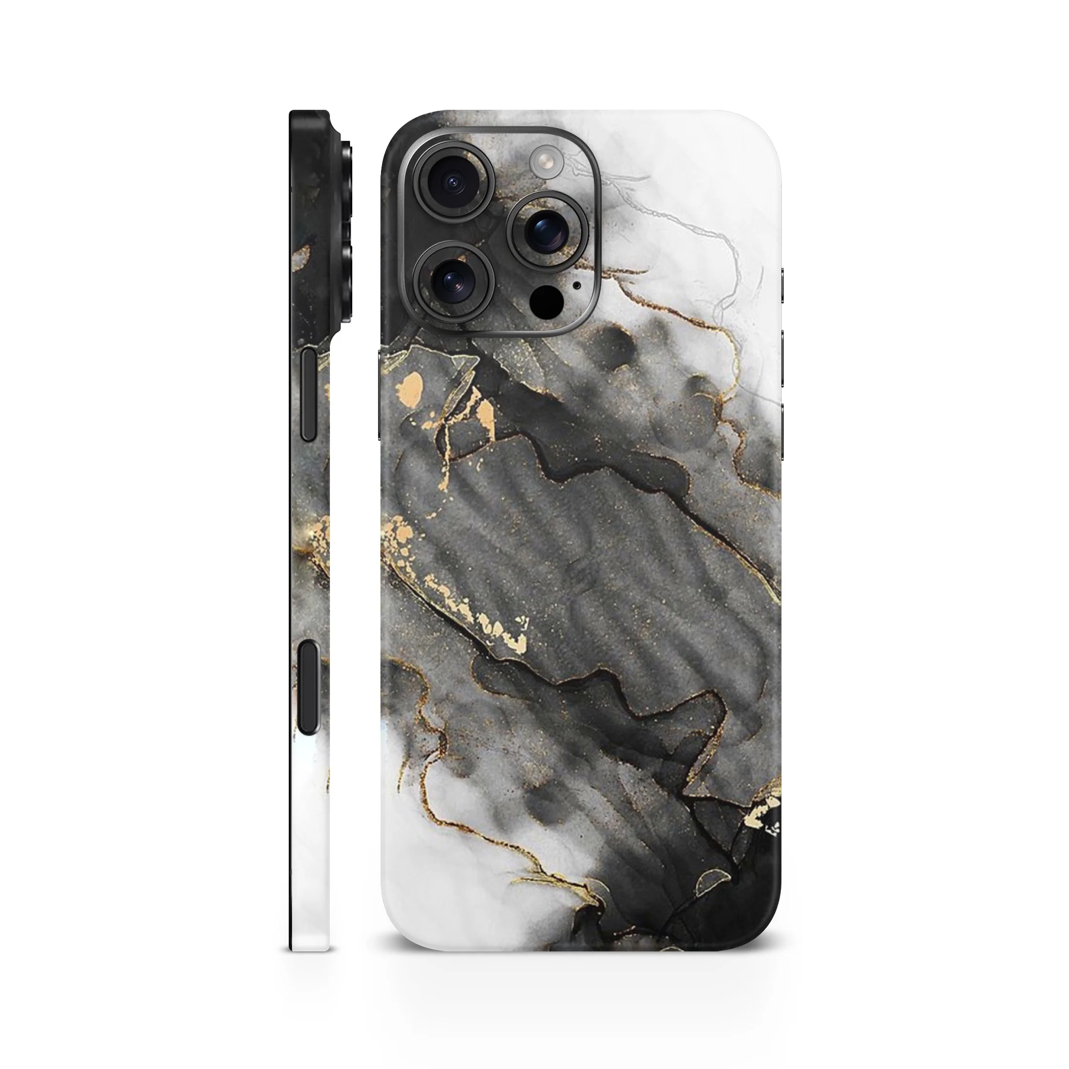 Black White Marble Mobile Skin - Image 2