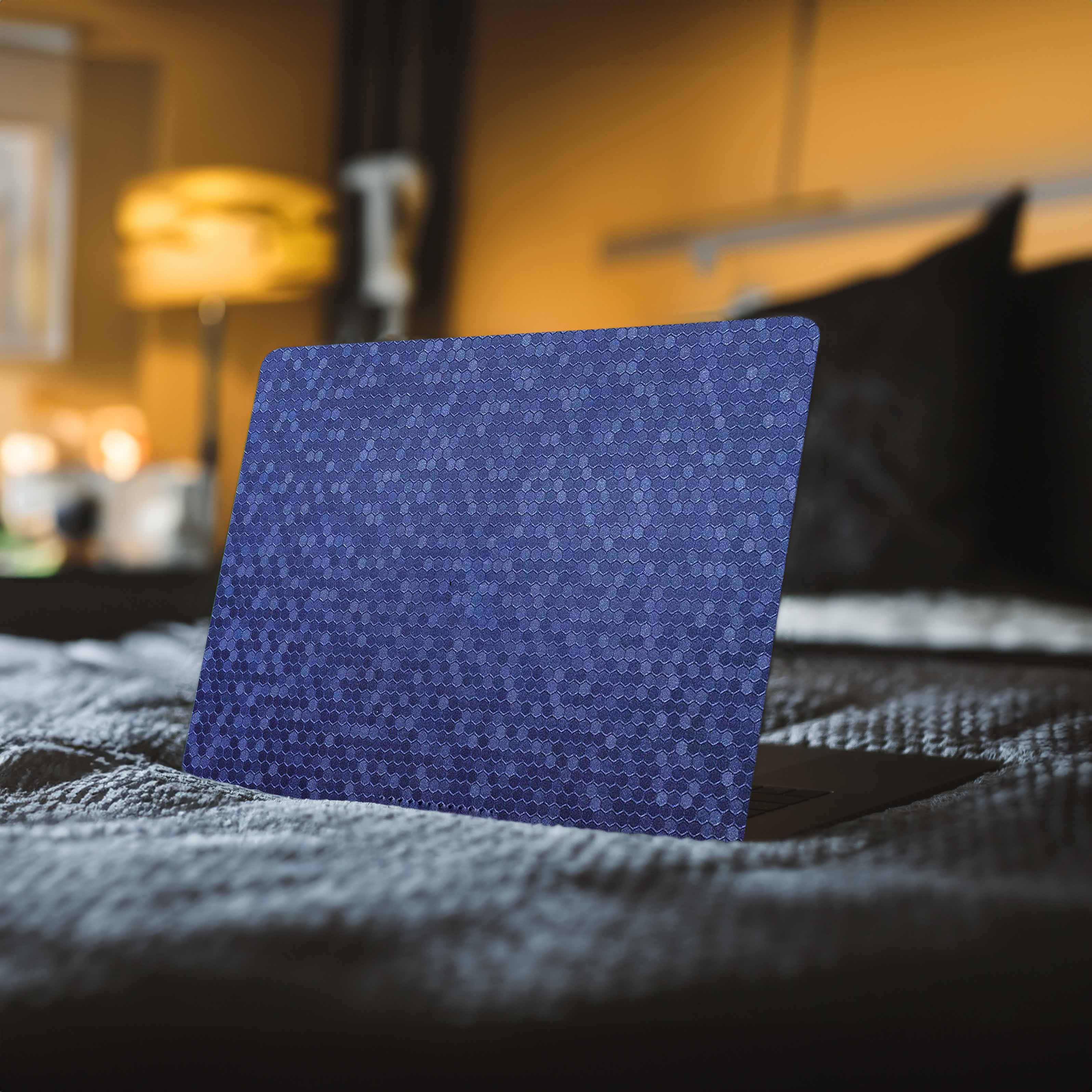 Blue Honeycomb Laptop Skin