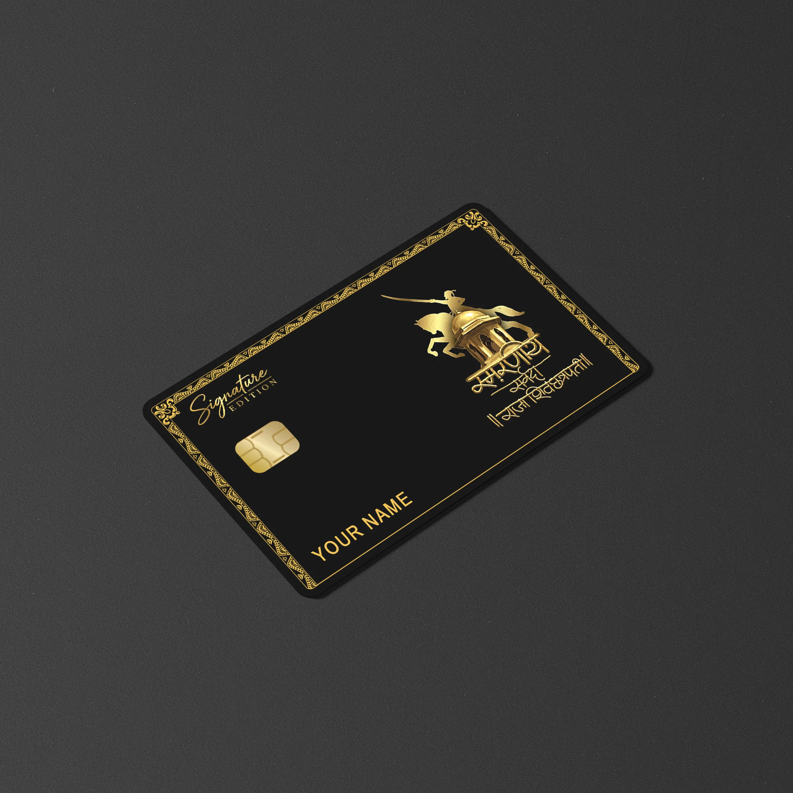 Chhatrapati Shivaji Maharaj Gold Edition Card Skin