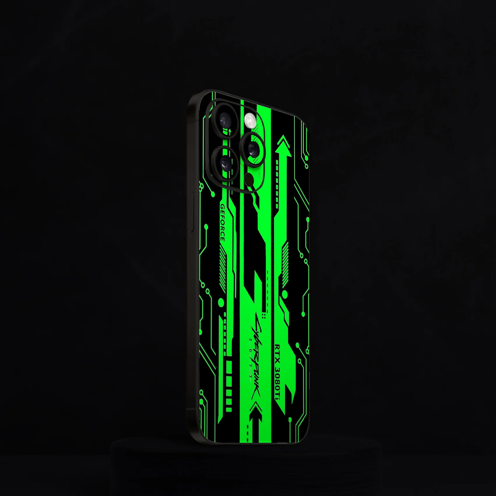 Cyberpunk V1 Dark Neon Mobile Skin - Image 3