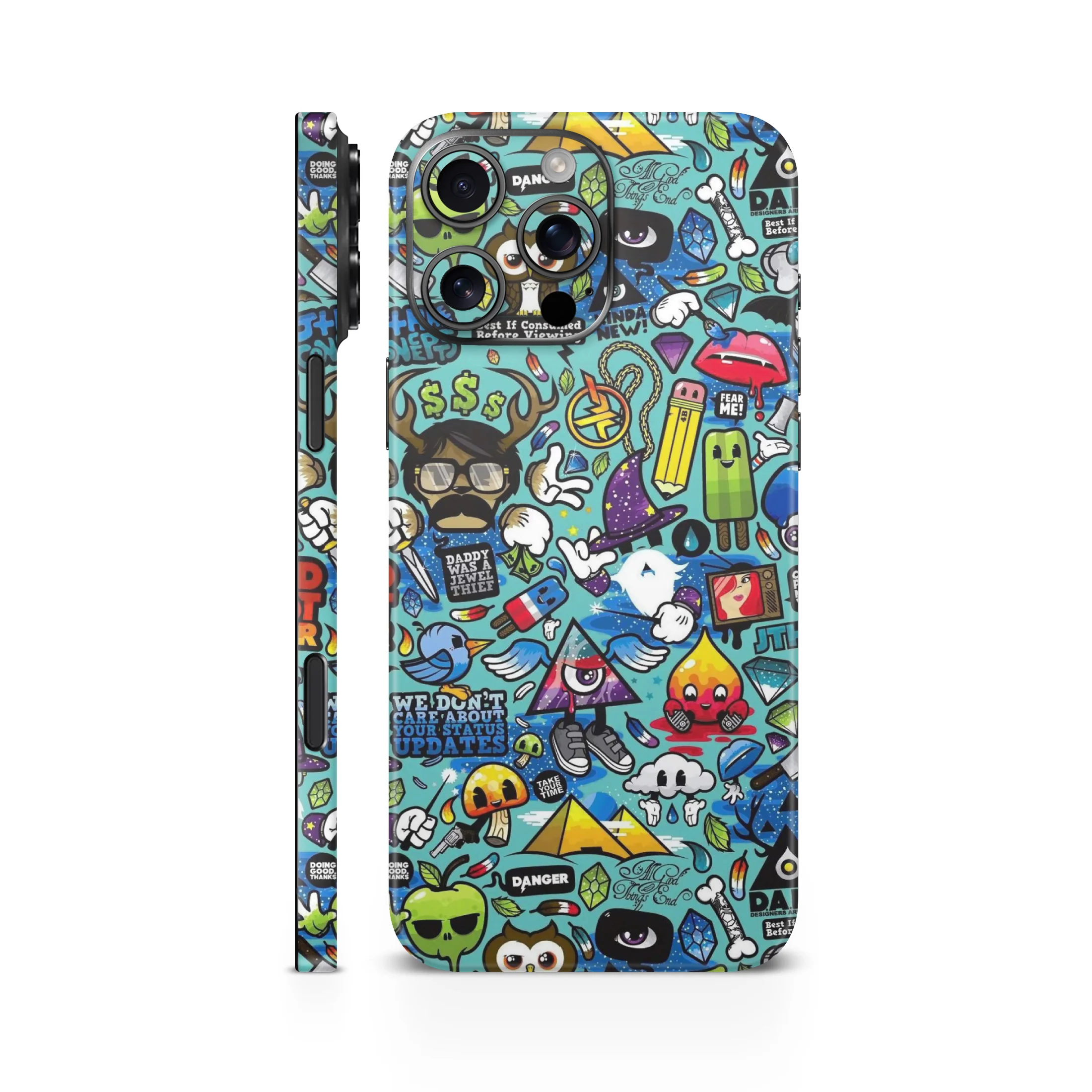 Funky Abstract Mobile Skin - Image 2