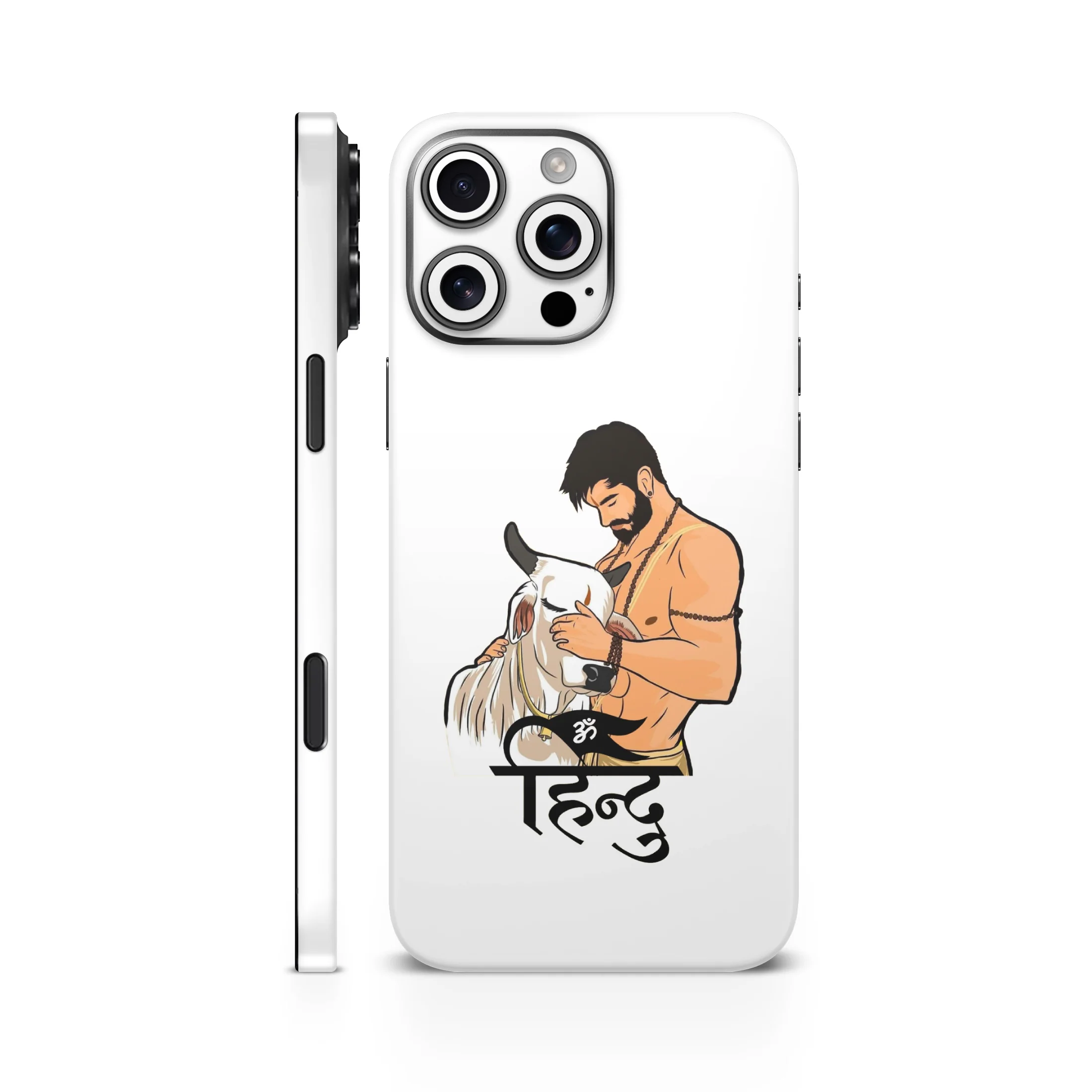 Hindu Art 7 White Mobile Skin