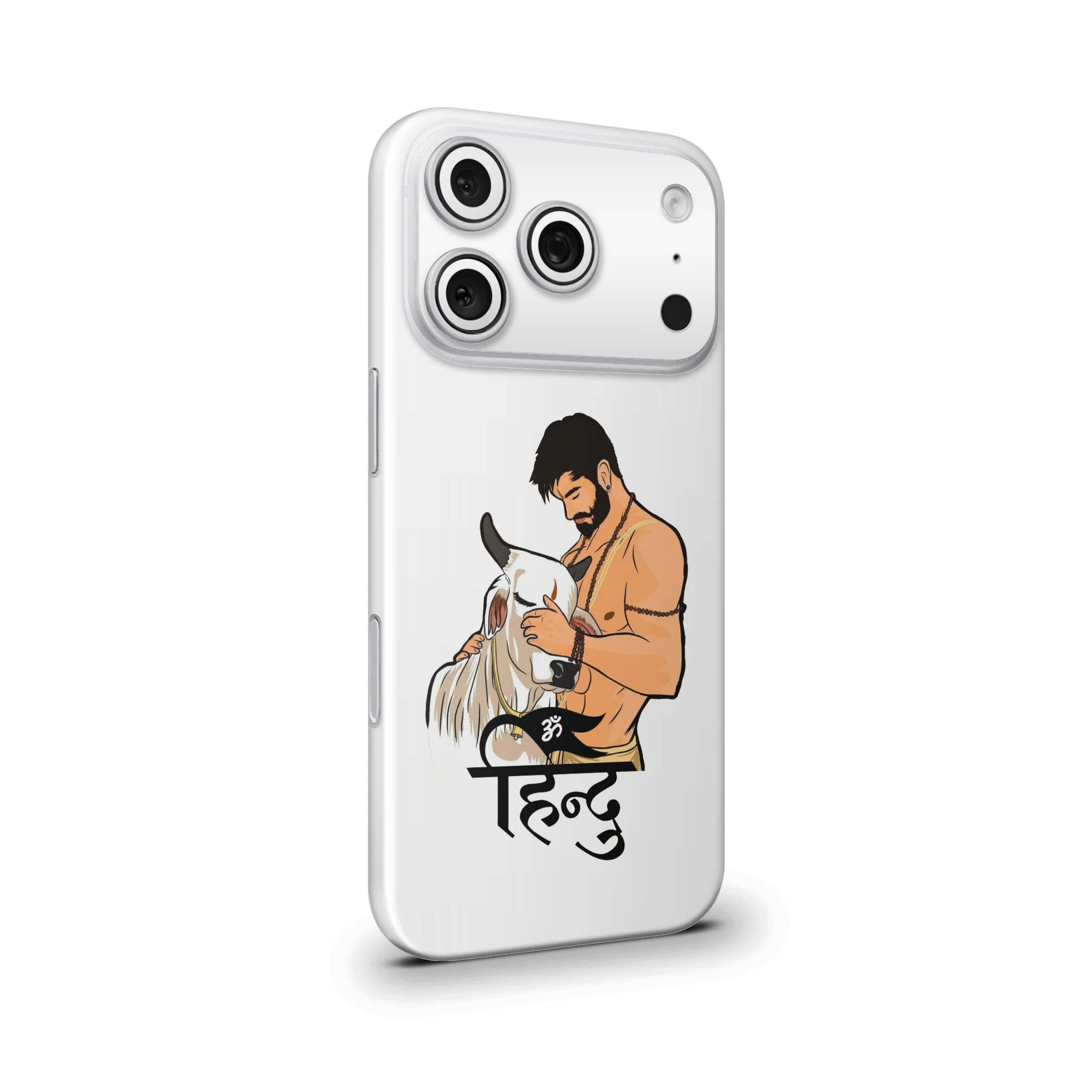 Hindu Art 7 White Mobile Skin - Image 2