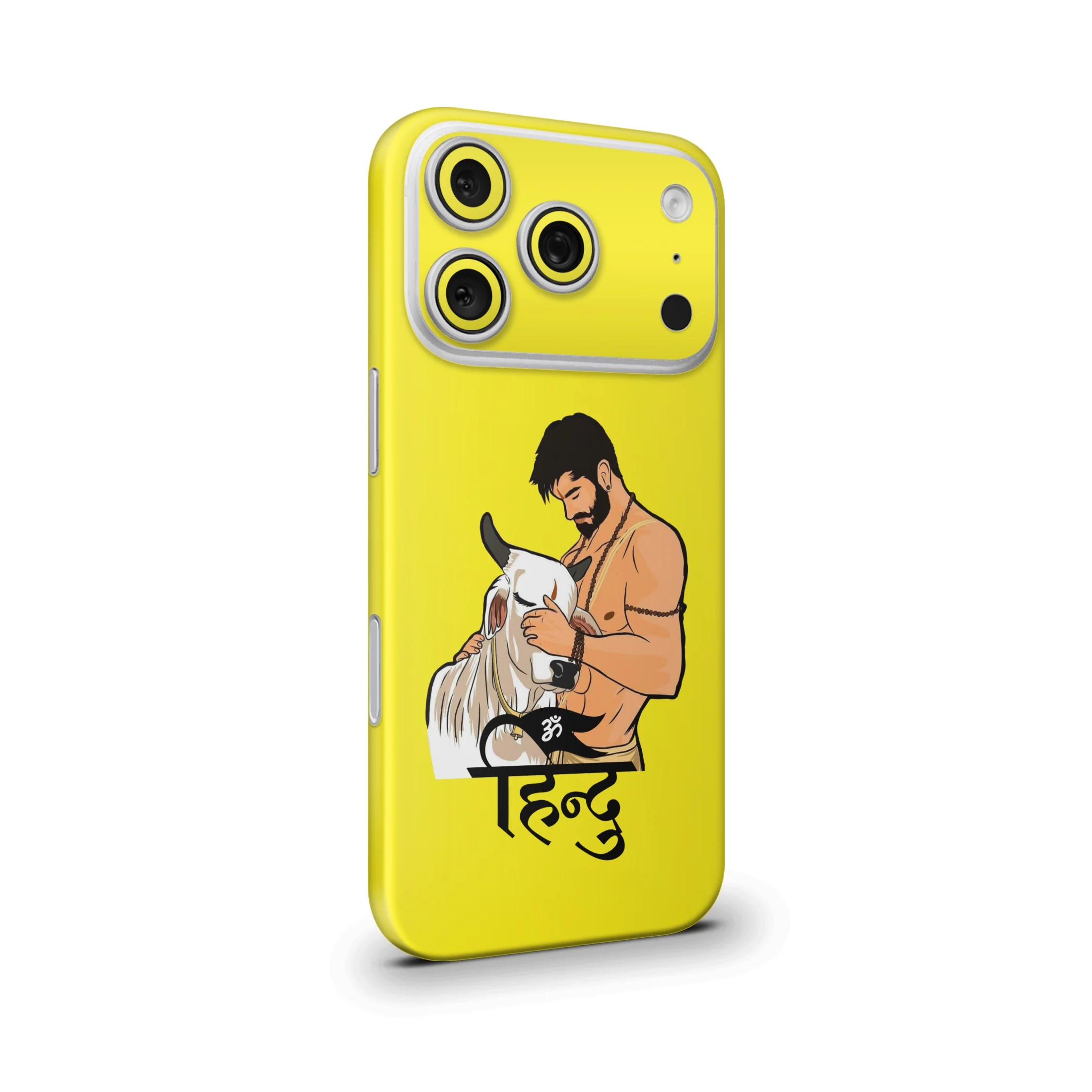 Hindu Art 7 Yellow Mobile Skin - Image 2