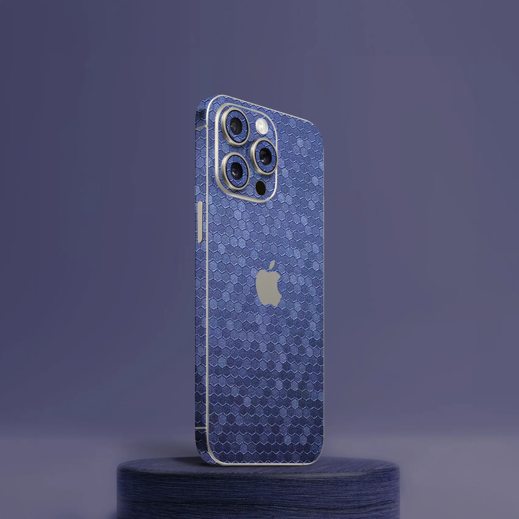 Honeycomb Blue Mobile Skin