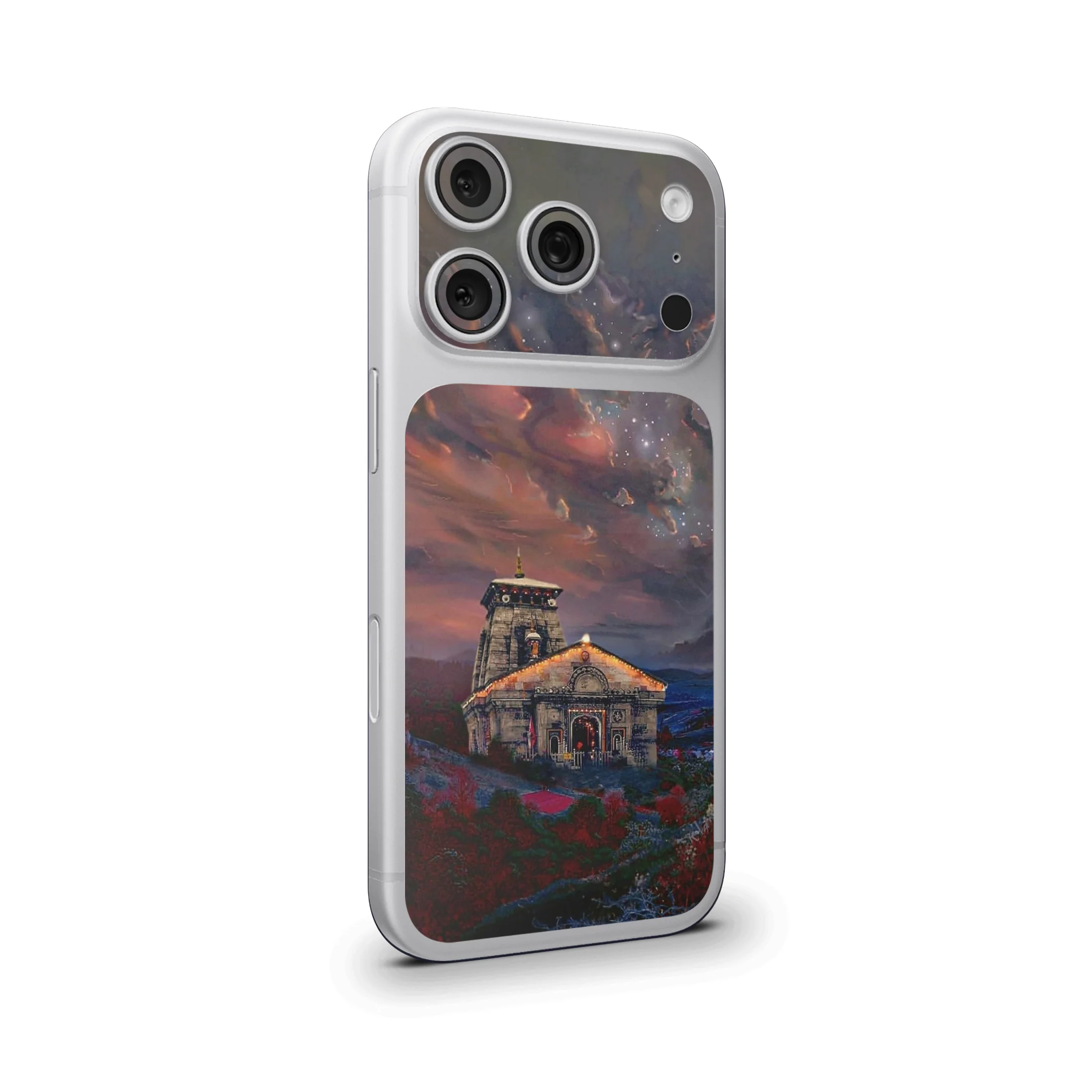 kedarnath Temple Art 2 Camera & Pocket Skin for iPhone 17 Pro / 17 Pro Max - Image 3