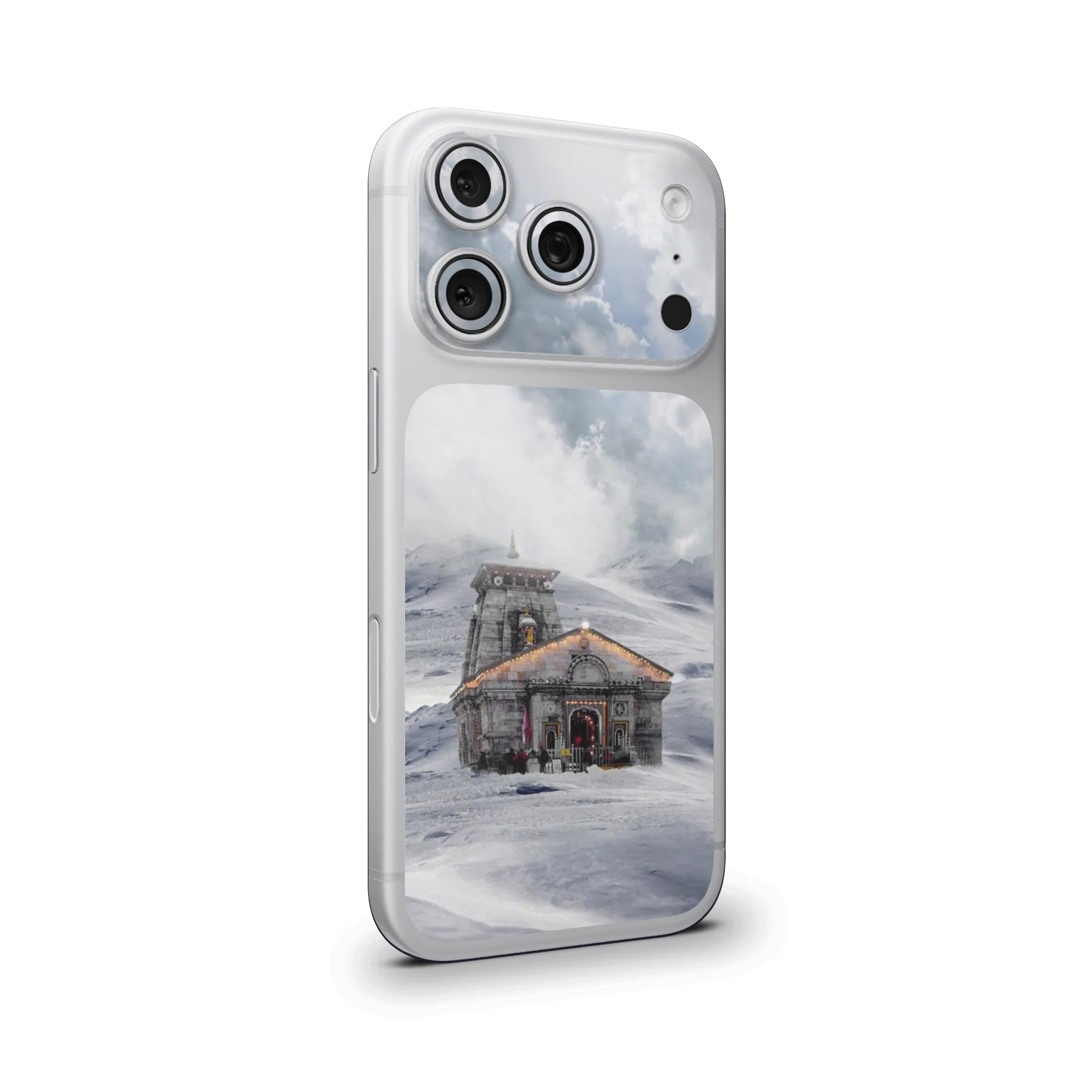 kedarnath Temple Art 3 Camera & Pocket Skin for iPhone 17 Pro / 17 Pro Max