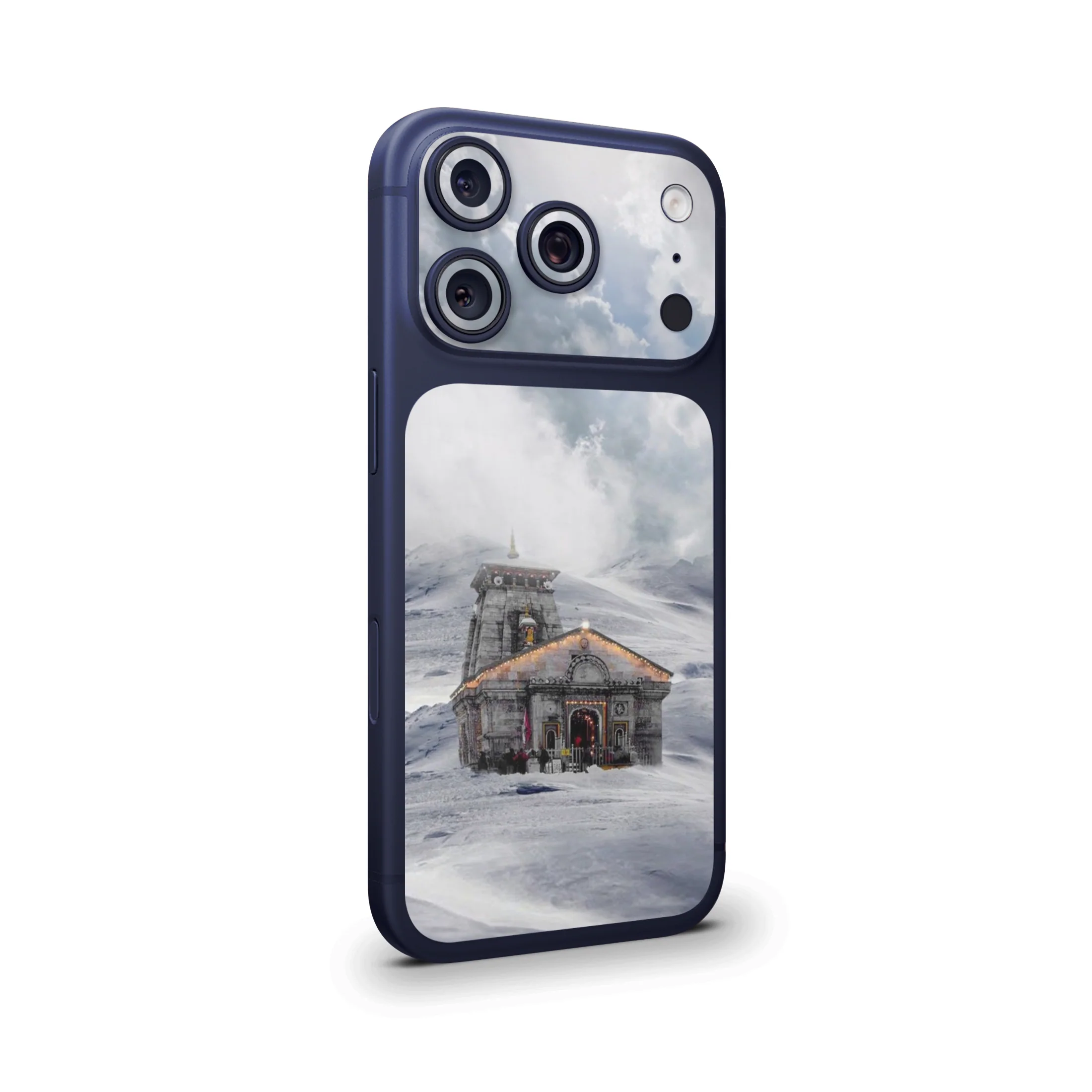 kedarnath Temple Art 3 Camera & Pocket Skin for iPhone 17 Pro / 17 Pro Max - Image 2