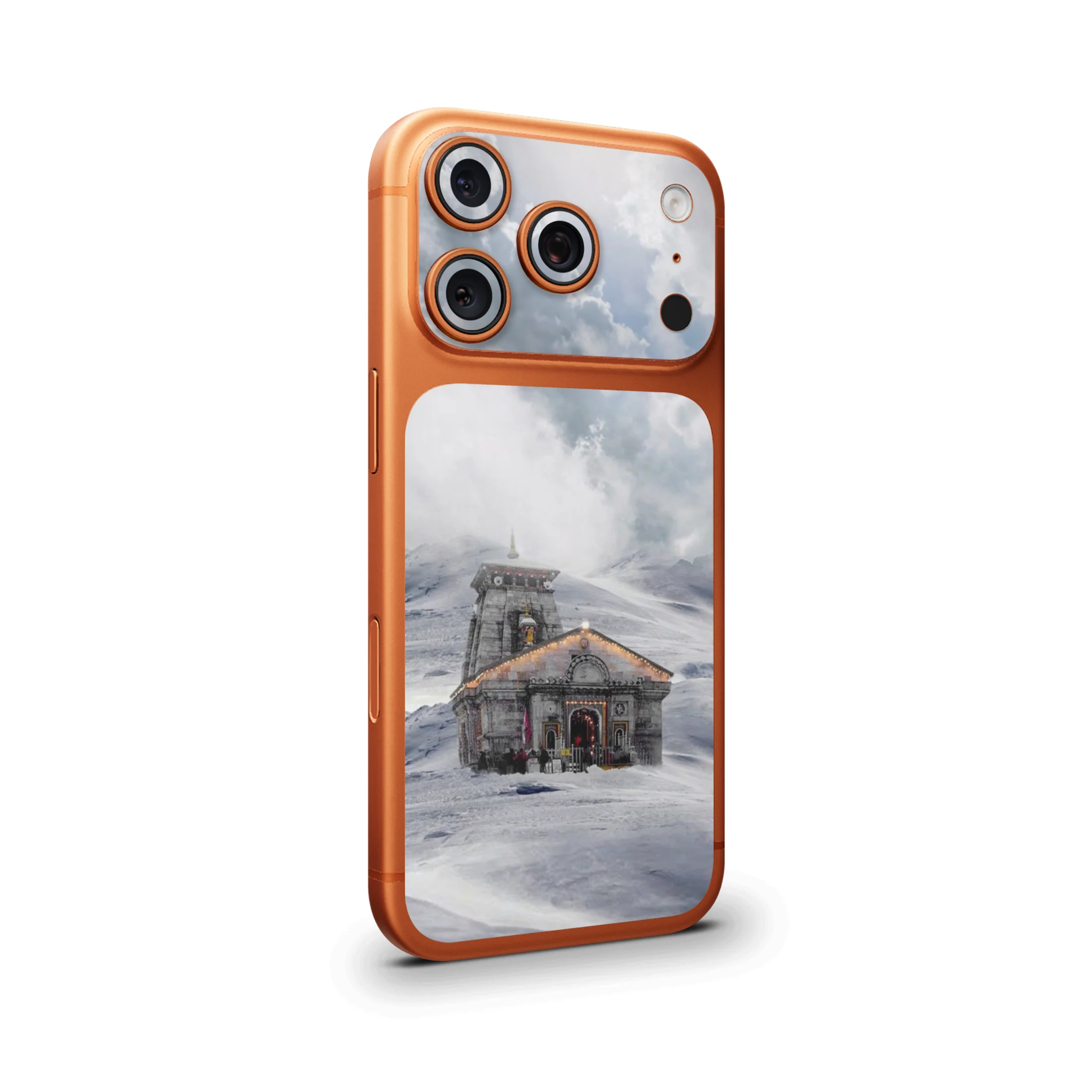 kedarnath Temple Art 3 Camera & Pocket Skin for iPhone 17 Pro / 17 Pro Max - Image 3