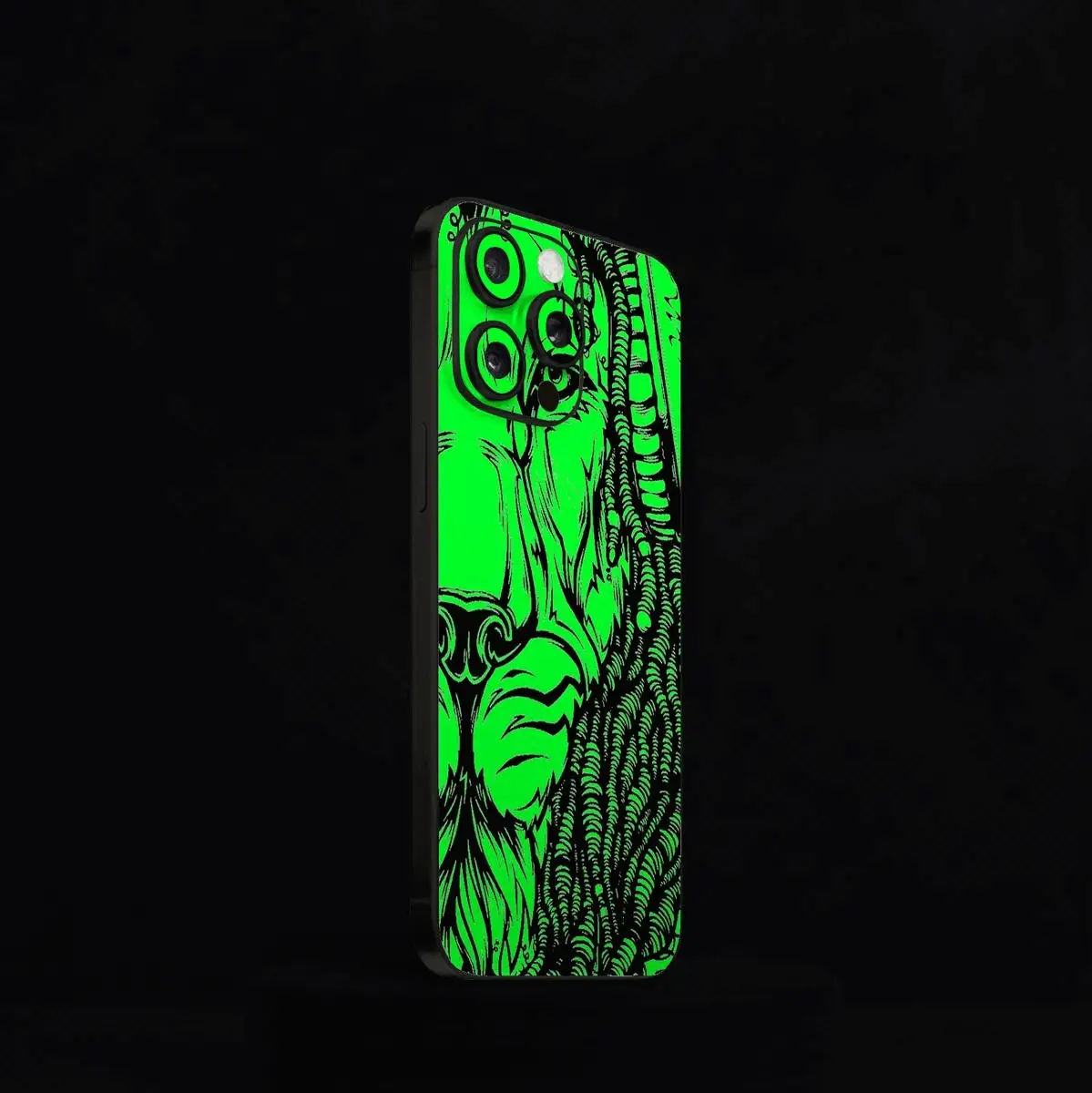 Lion Neon Mobile Skin