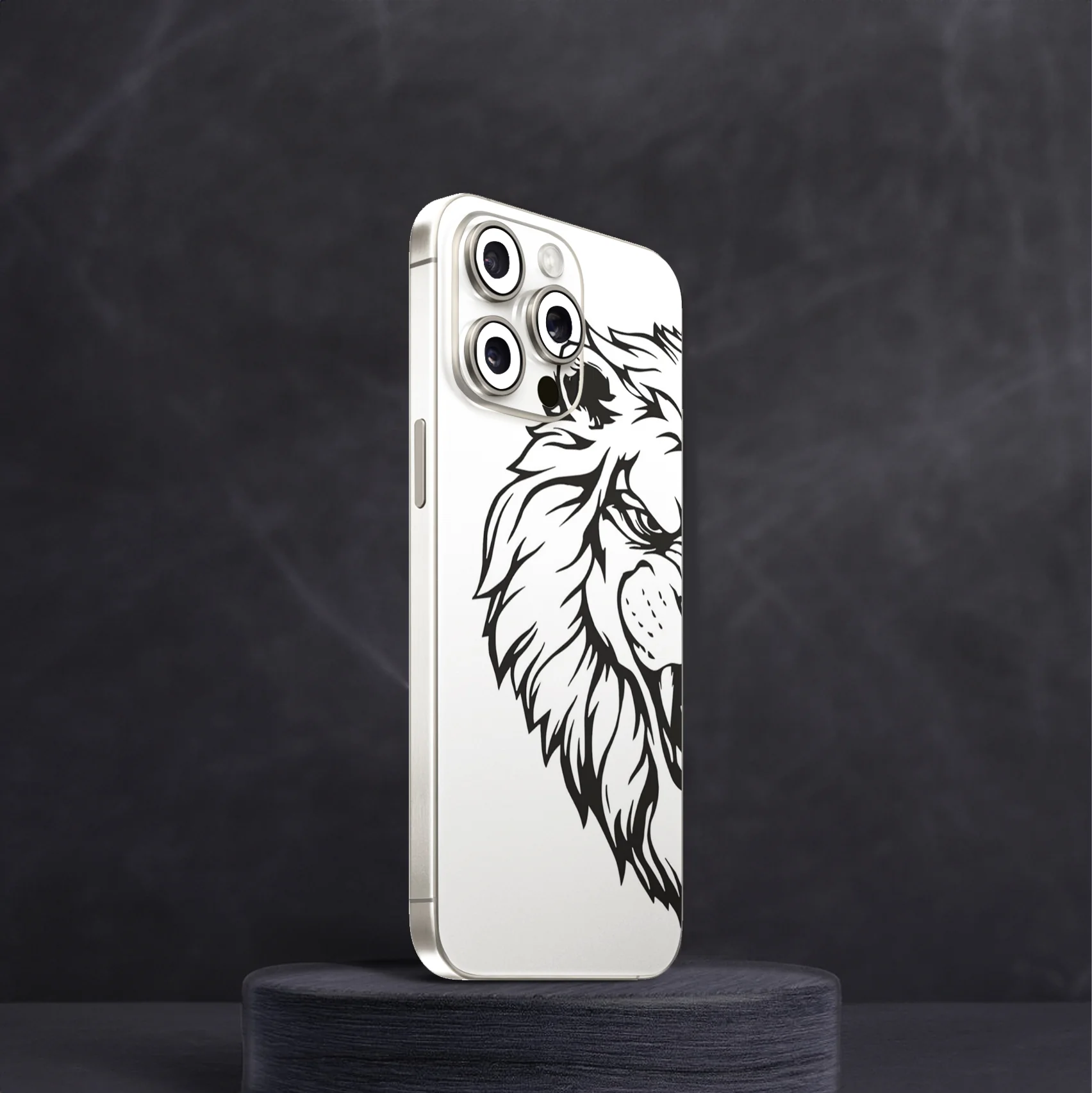 Lion V1 White Mobile Skin