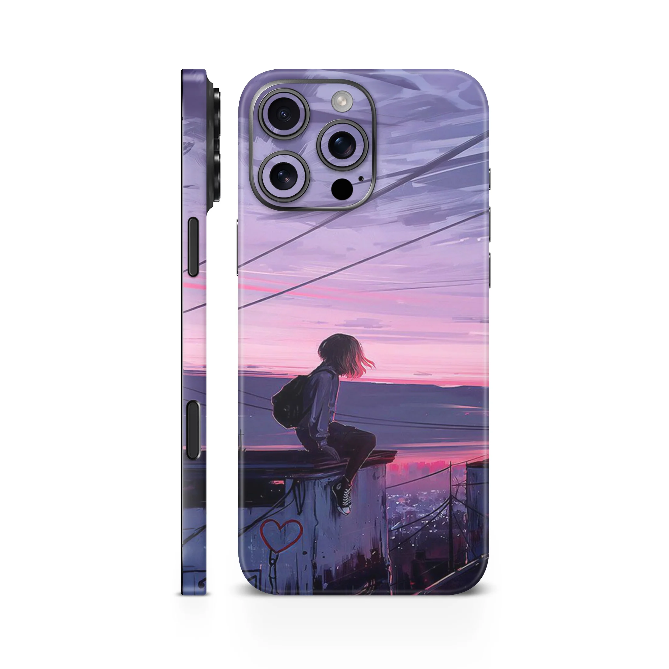 Lonely Girl Mobile Skin