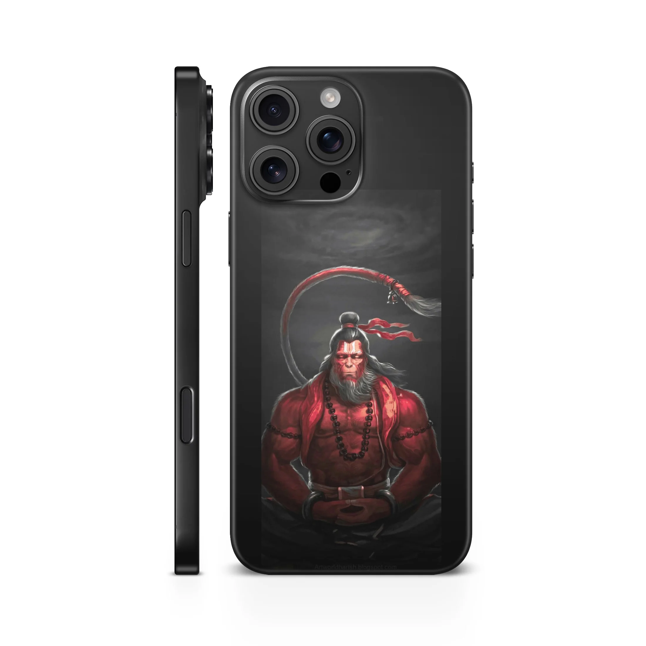 Lord Hanuman Art 2 Mobile Skin