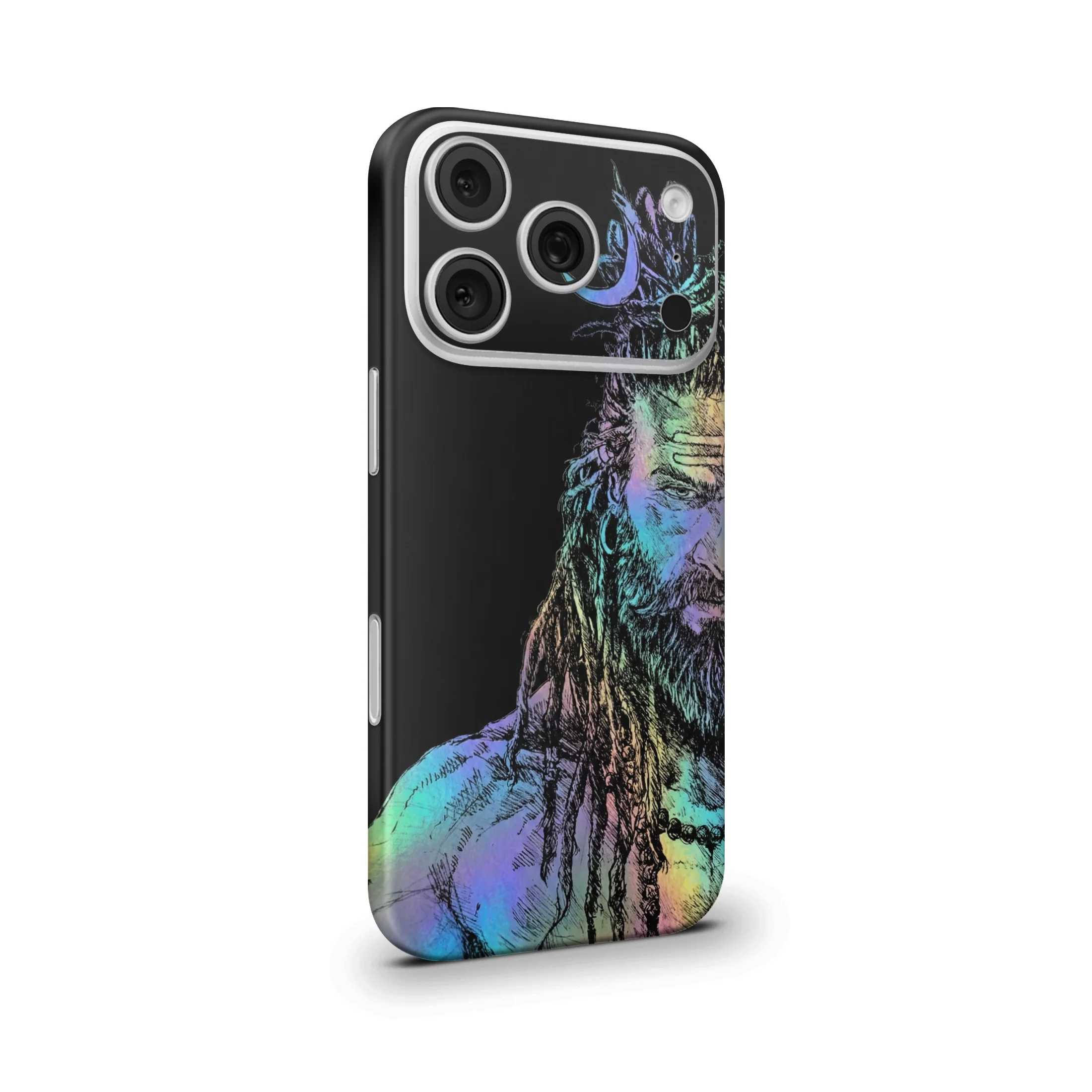Lord Shiva Art 1 Gradient Mobile Skin - Image 2