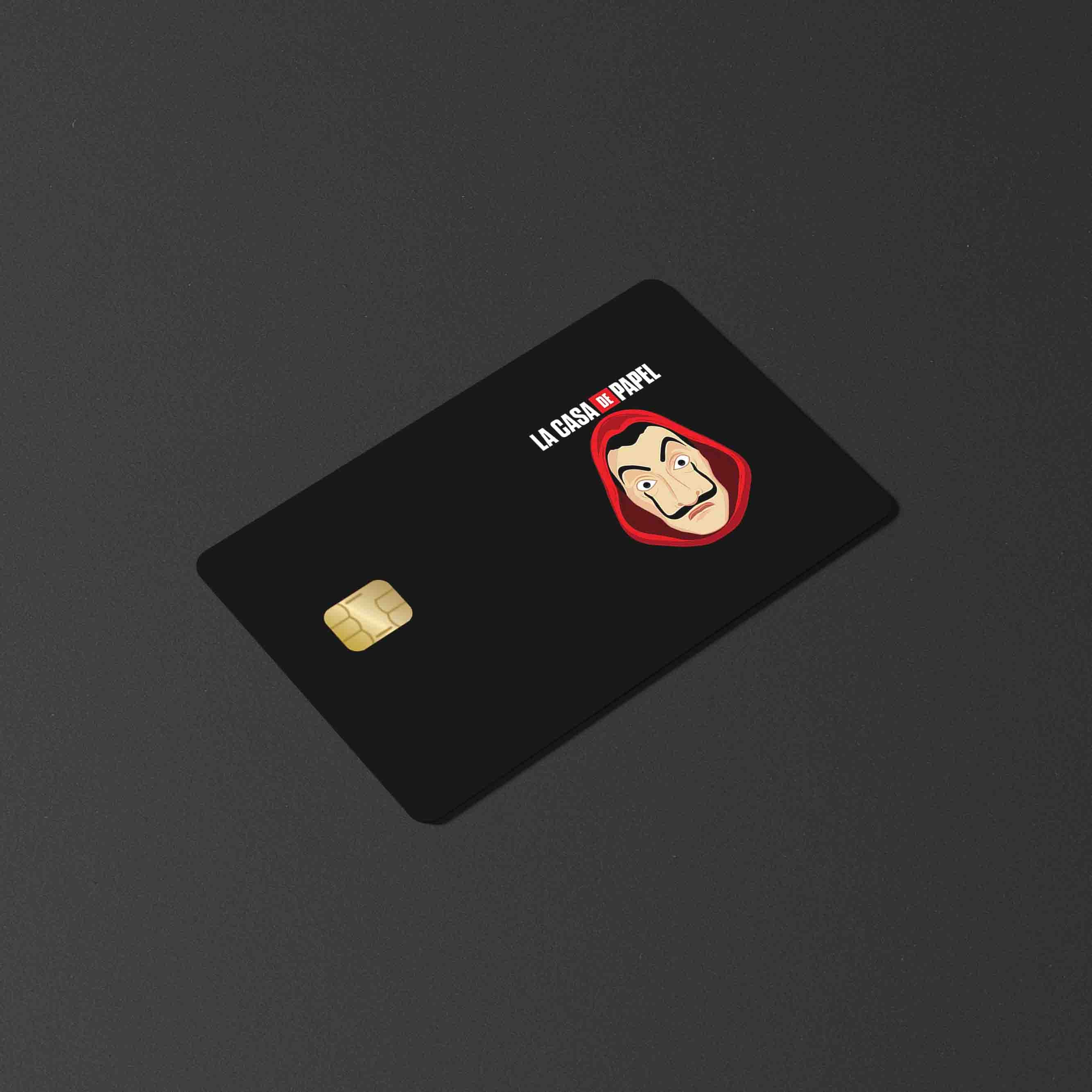 Money Heist Card Skin