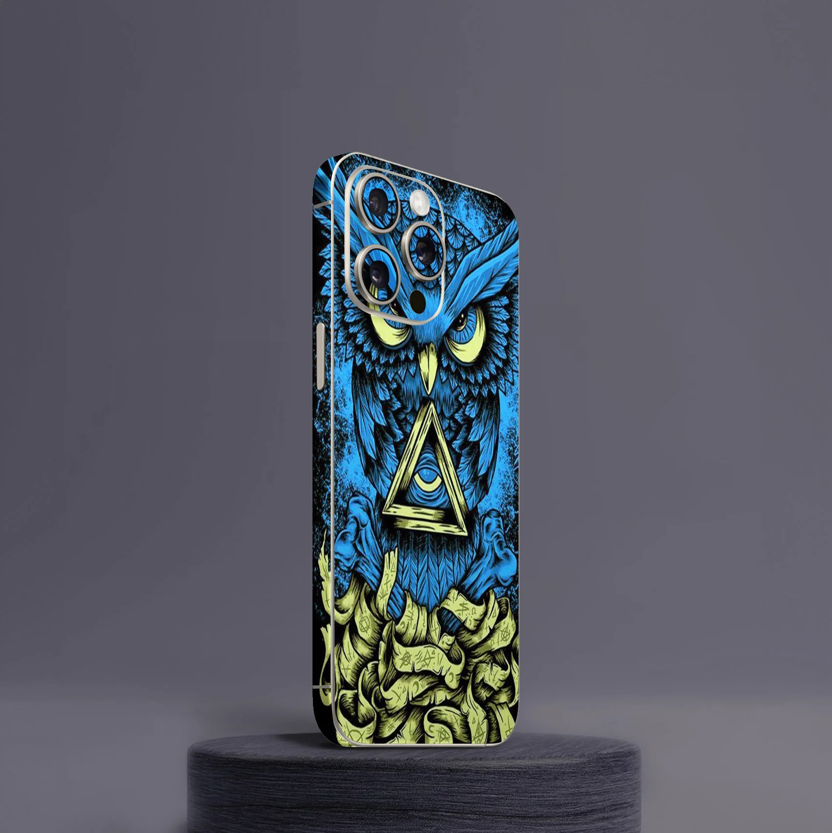 Night Owl Blue Mobile Skin
