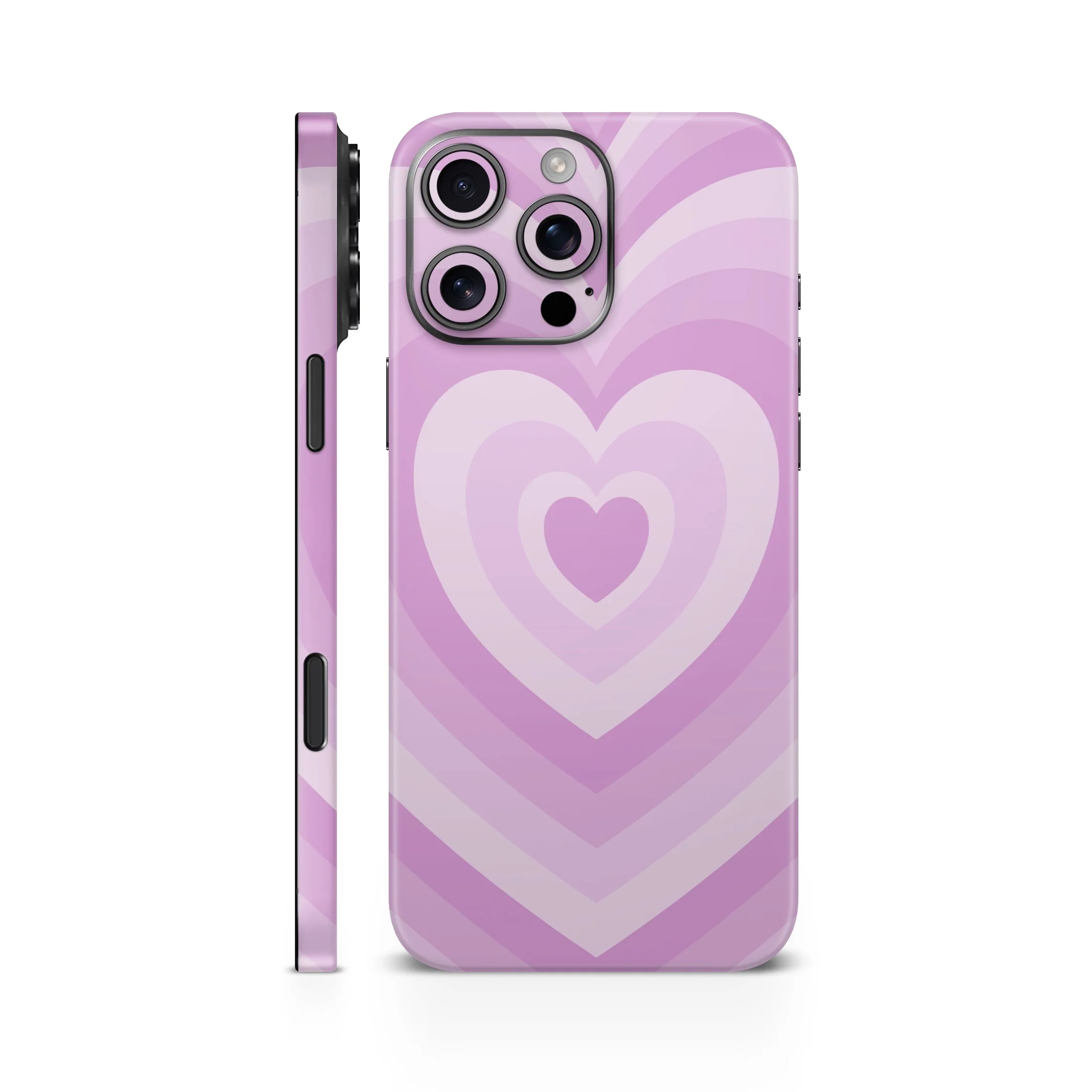 Pink Heart Mobile Skin