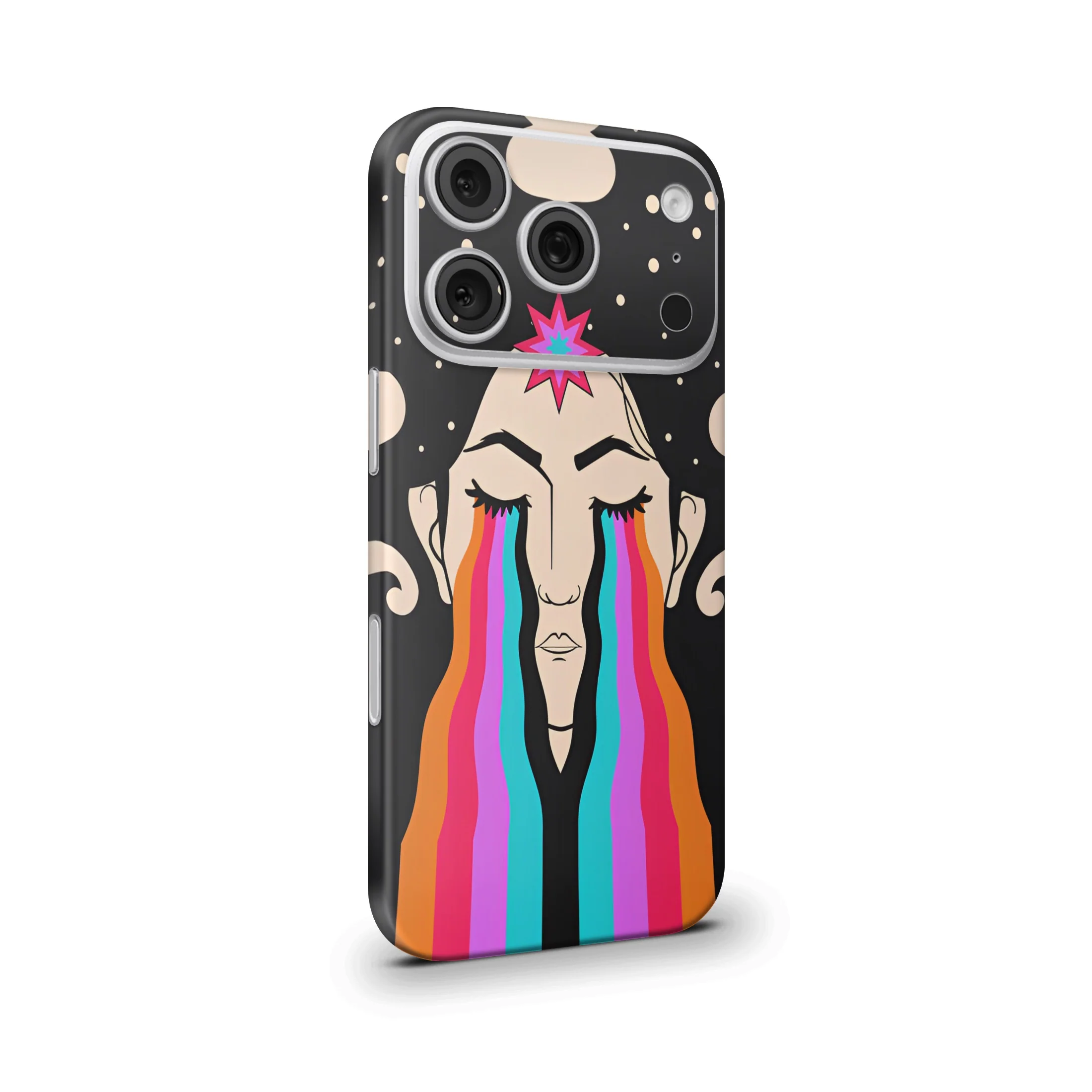 Psychedelic Girl Mobile Skin - Image 2