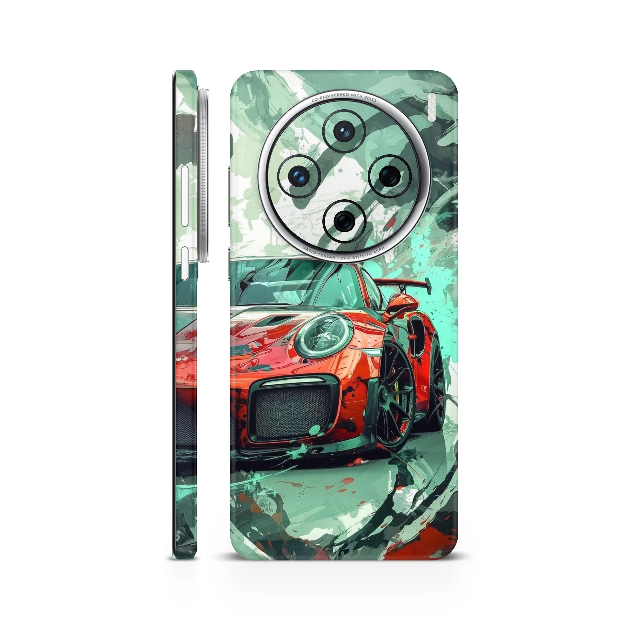 Red Porsche 911 GT Mobile Skin - Image 2