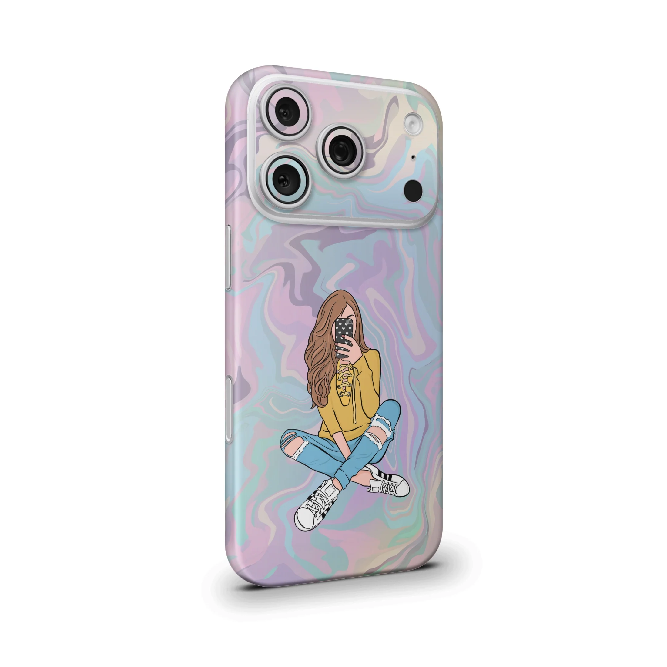 Selfie Girl Mobile Skin - Image 2