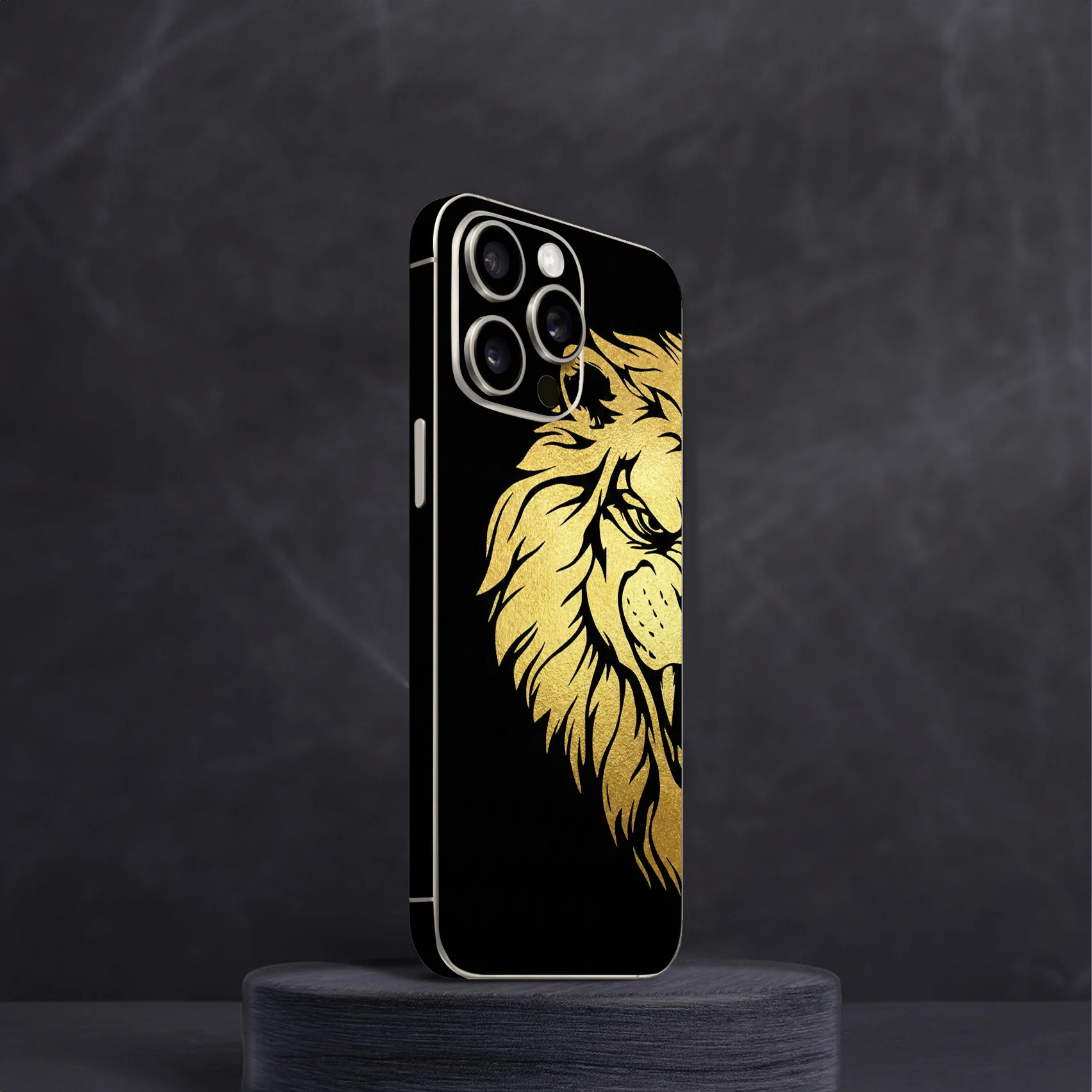 Lion V1 Gold Mobile Skin