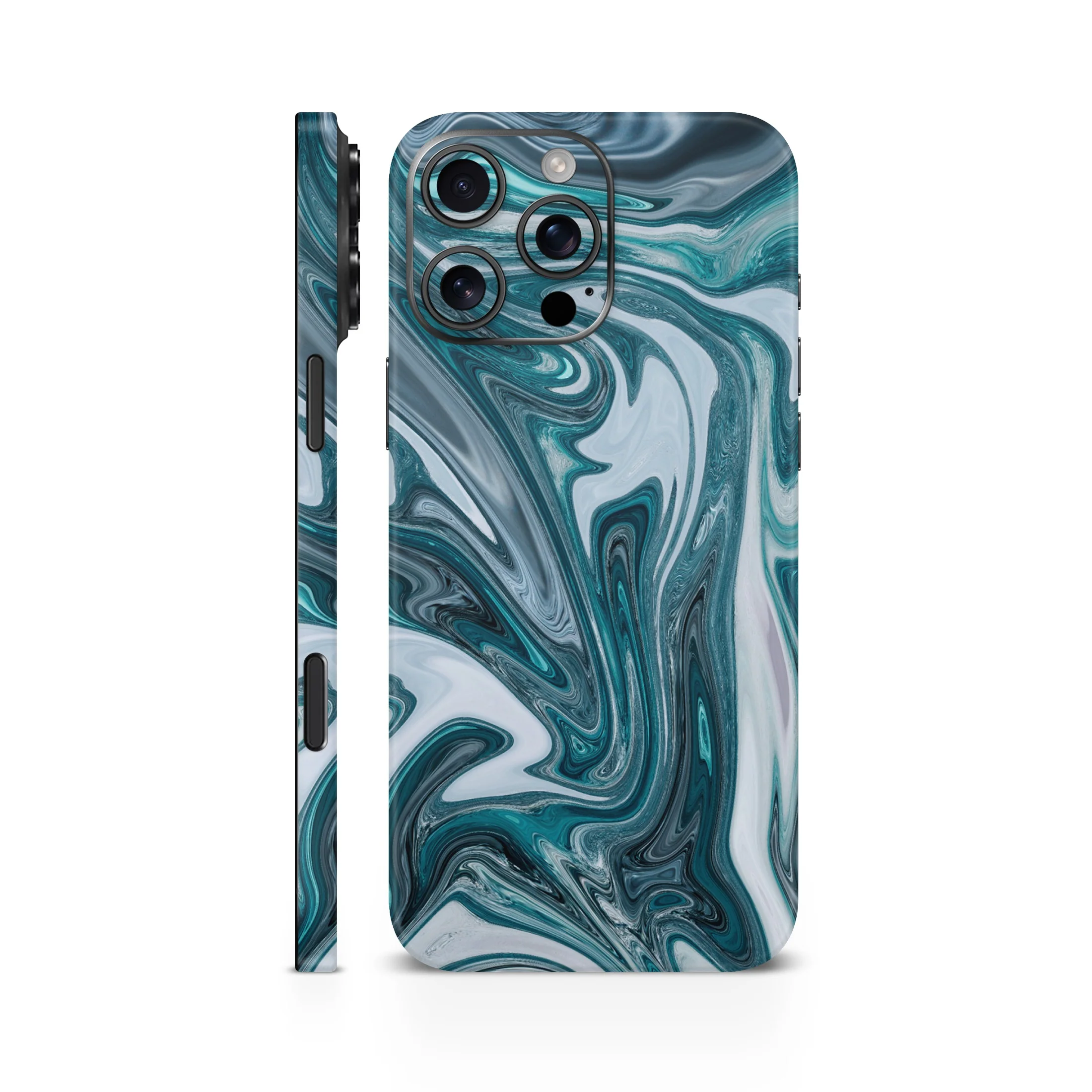 Teal Marble Mobile Skin - Image 2