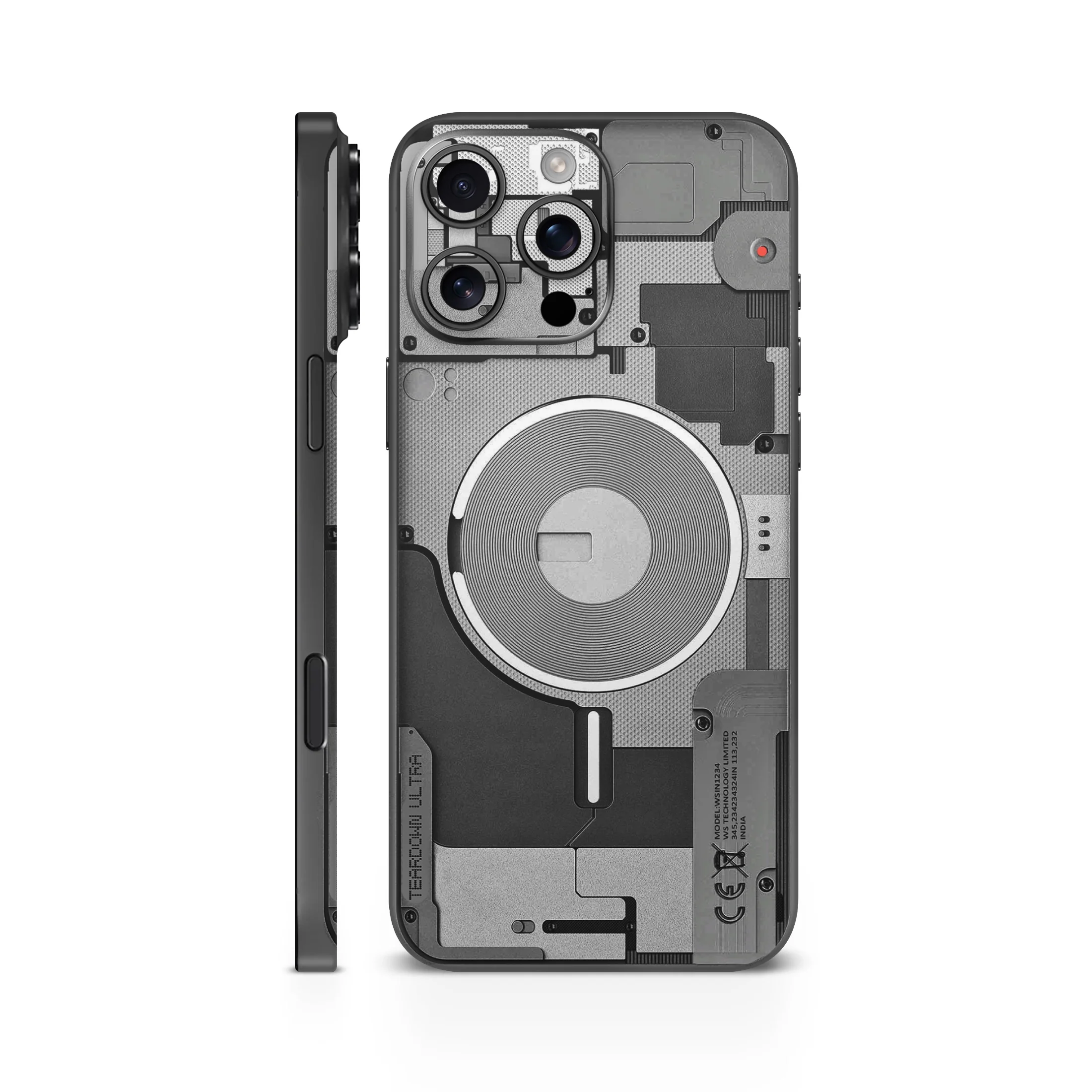 Teardown Ultra Grey Mobile Skin