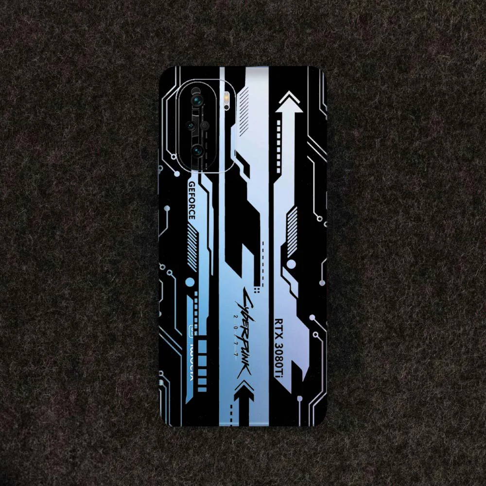 Transparent Cyberpank v1 Dark Mobile Skin