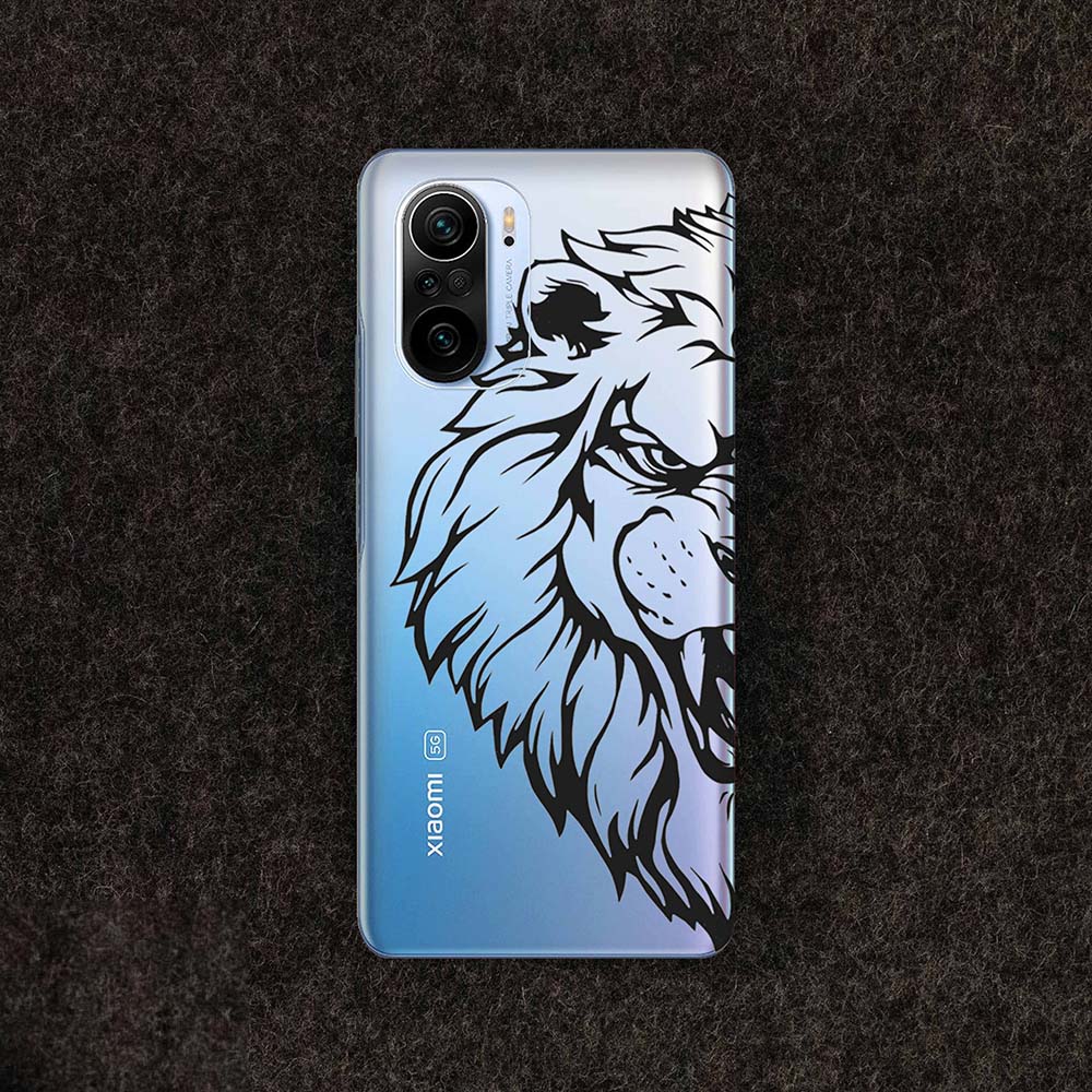 Transparent Lion V2 Mobile Skin