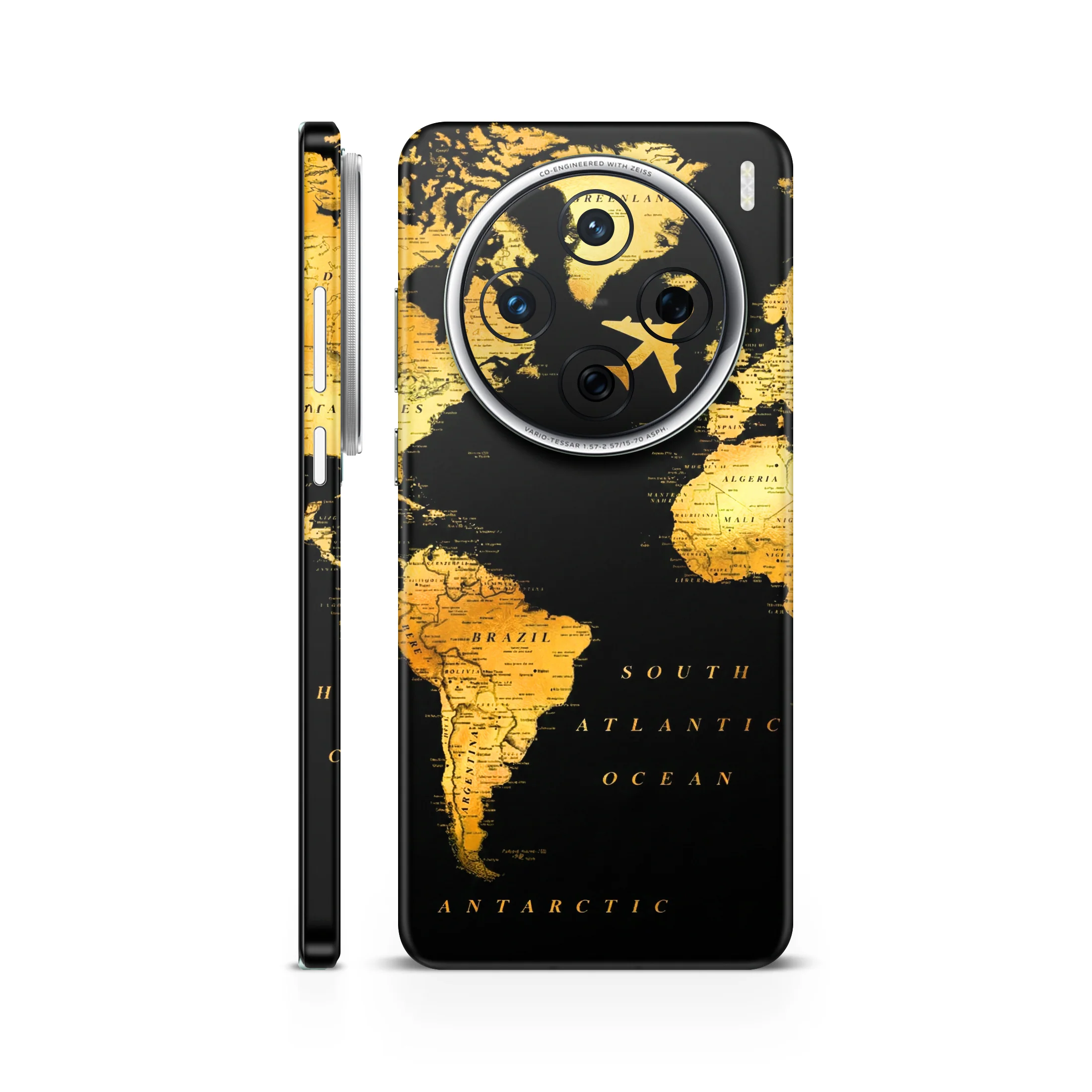 Travel Map 8 Gold Mobile Skin - Image 2