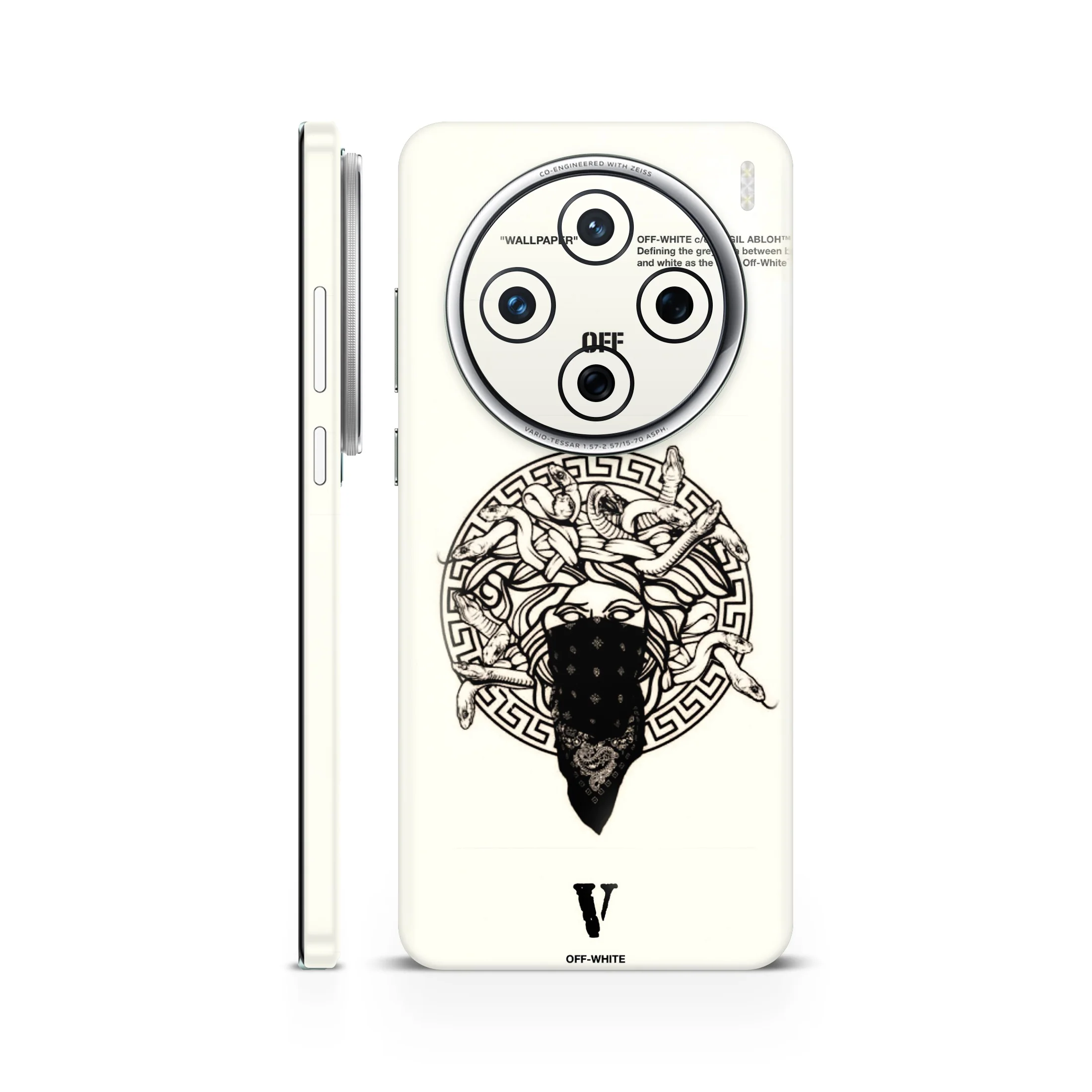 Versace Off White Mobile Skin - Image 2