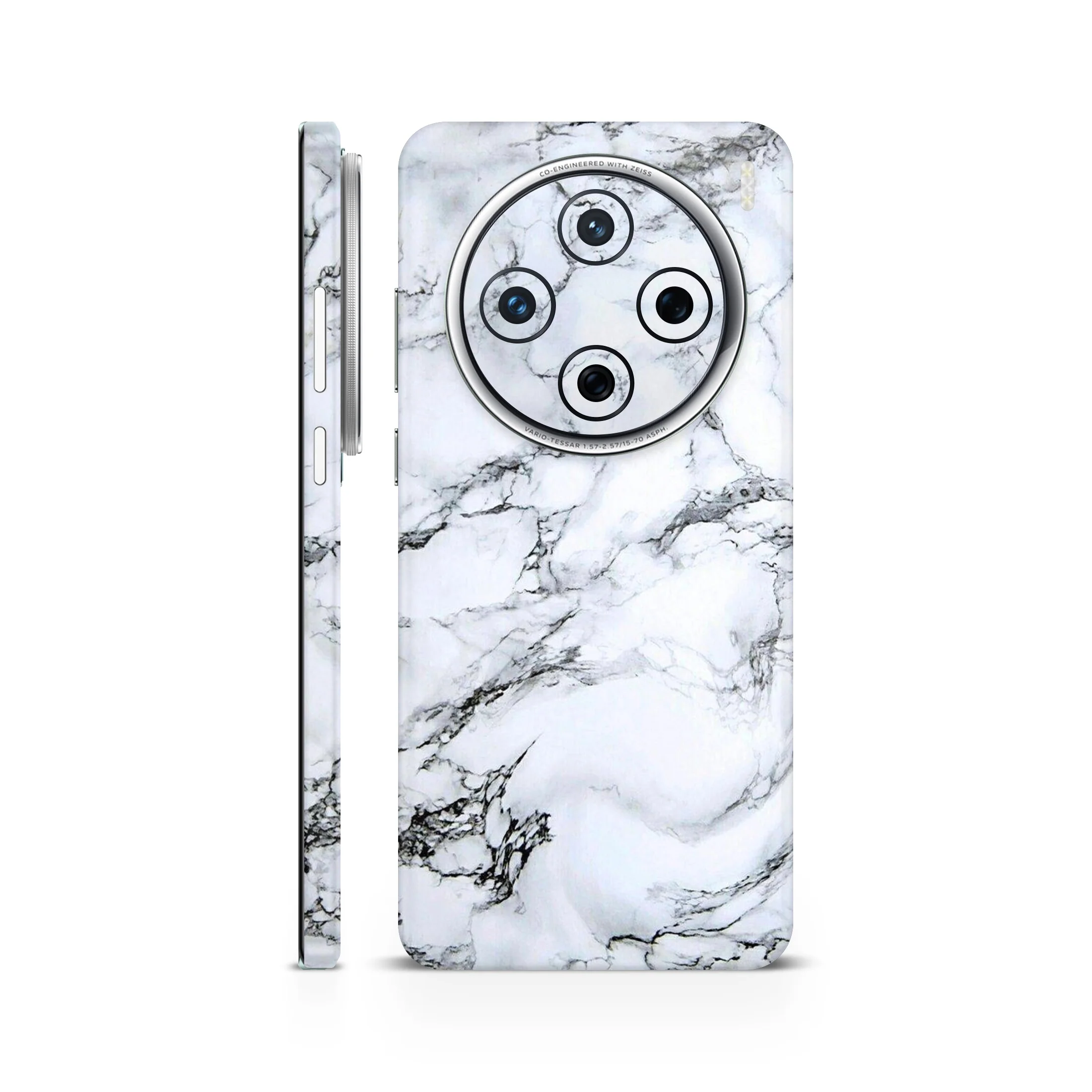 White Marble Mobile Skin