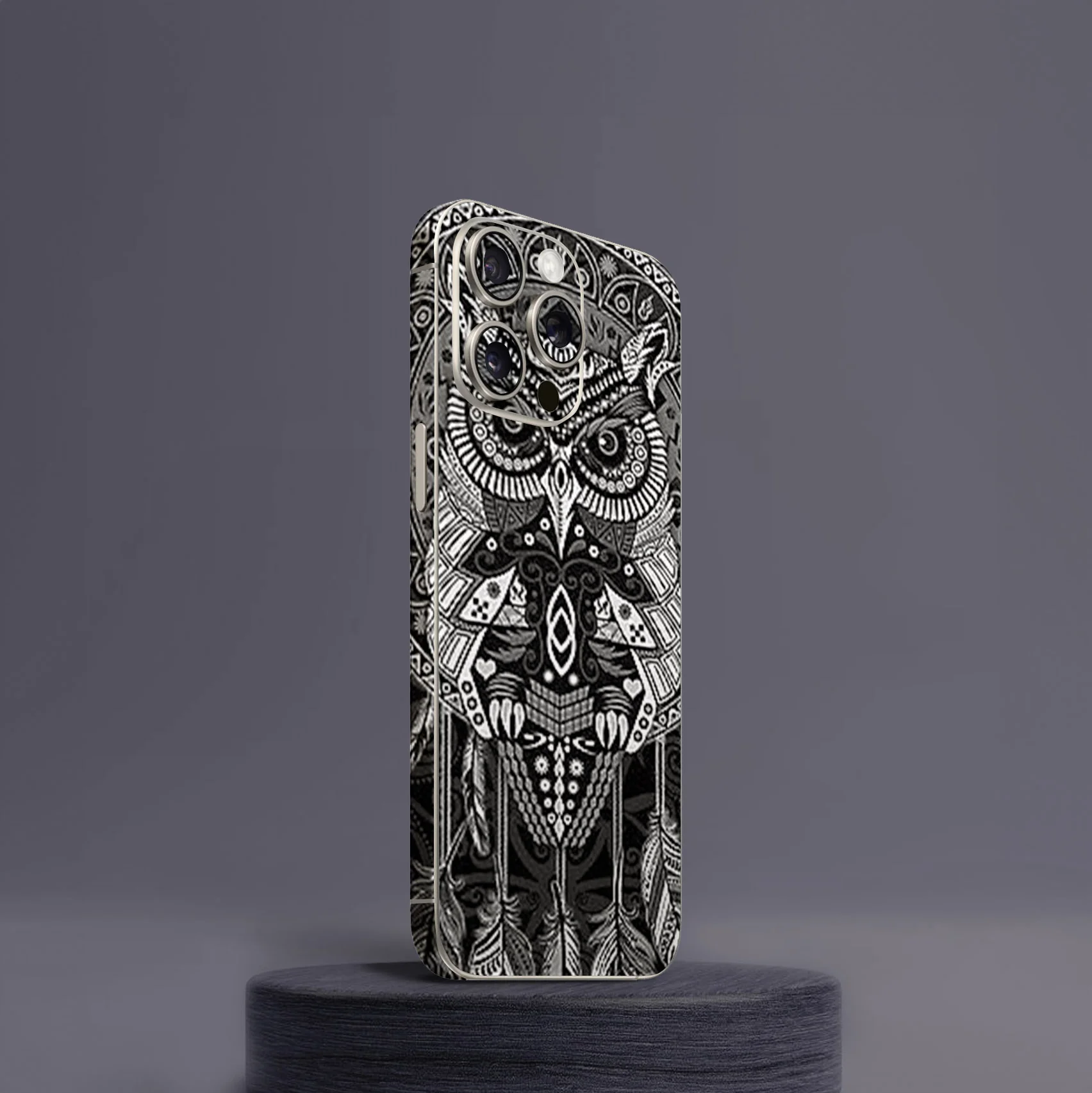 White Owl Mobile Skin