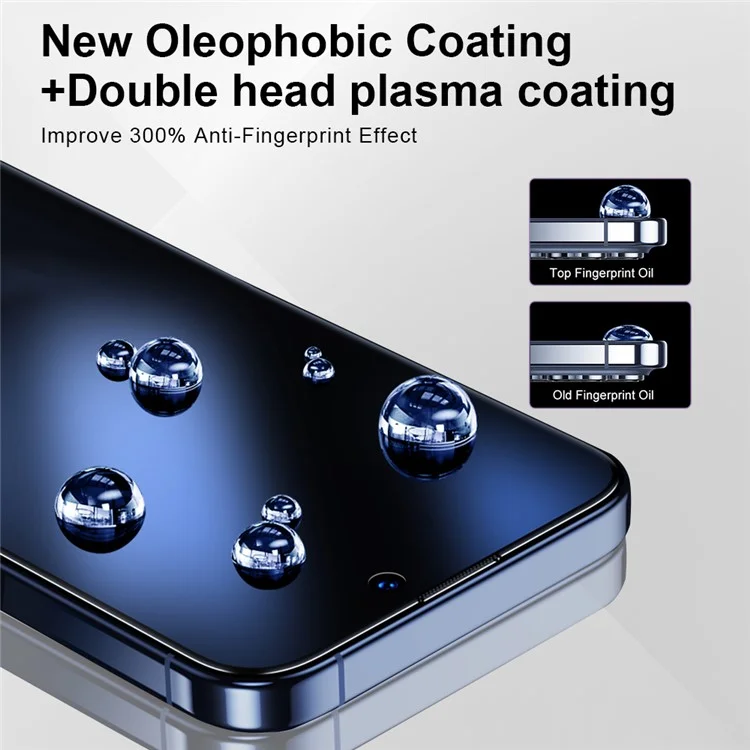 YONGPOLY HD Screen Protector Auto-Dust Removal Full Coverage Tempered Glass - Image 4
